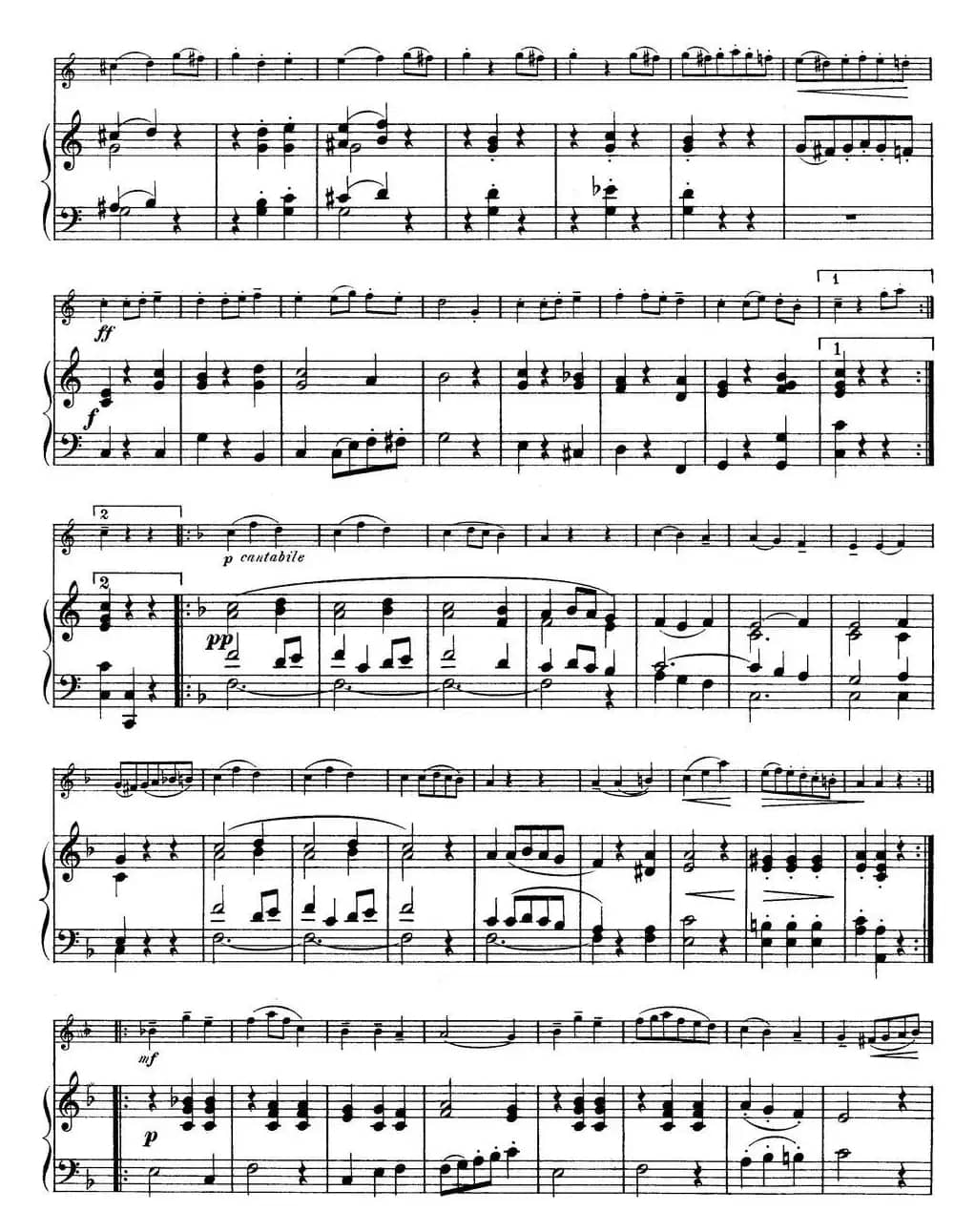 25首小提琴曲合集：Scherzo.（M. KLASSERT. Op.32，No.3）（小提琴+钢琴伴奏）