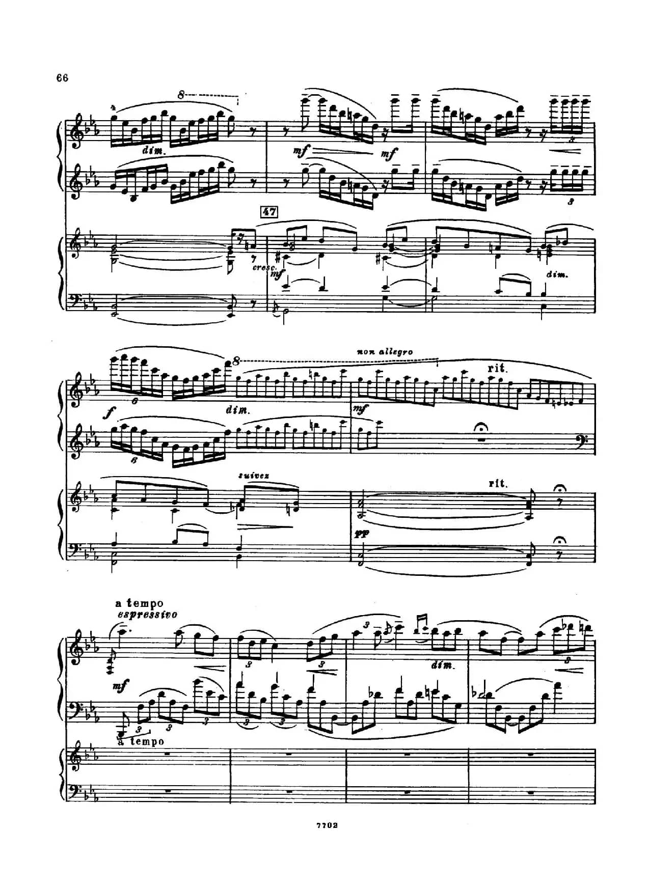 升f小调第一钢琴协奏曲 Op.1（双钢琴版）