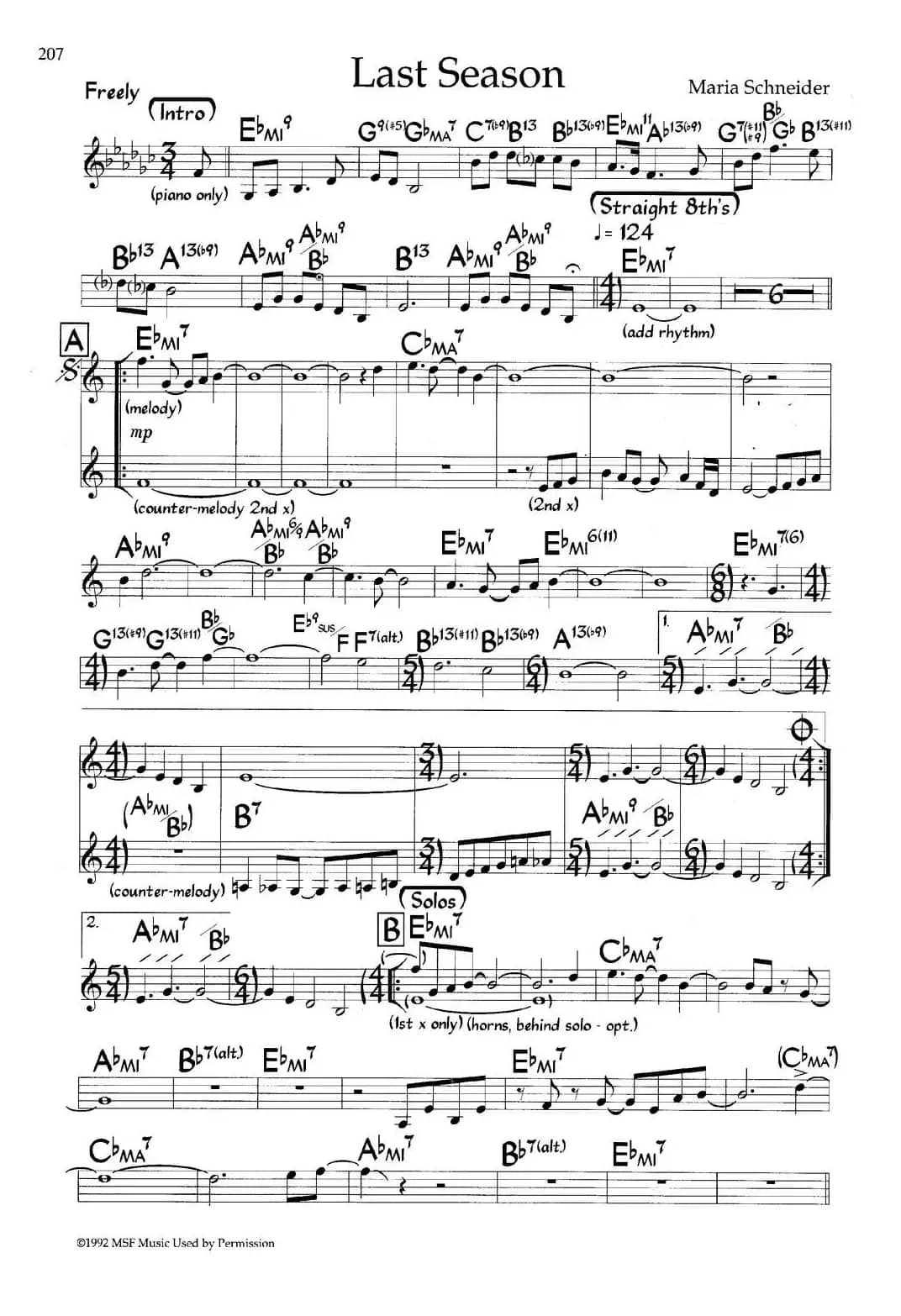 Last Season（爵士钢琴曲）