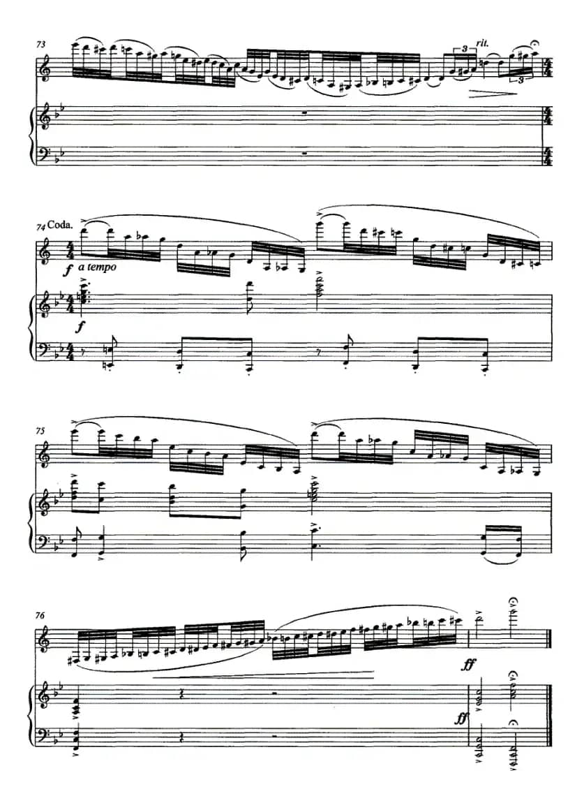 引子、主题与变奏（单簧管独奏）