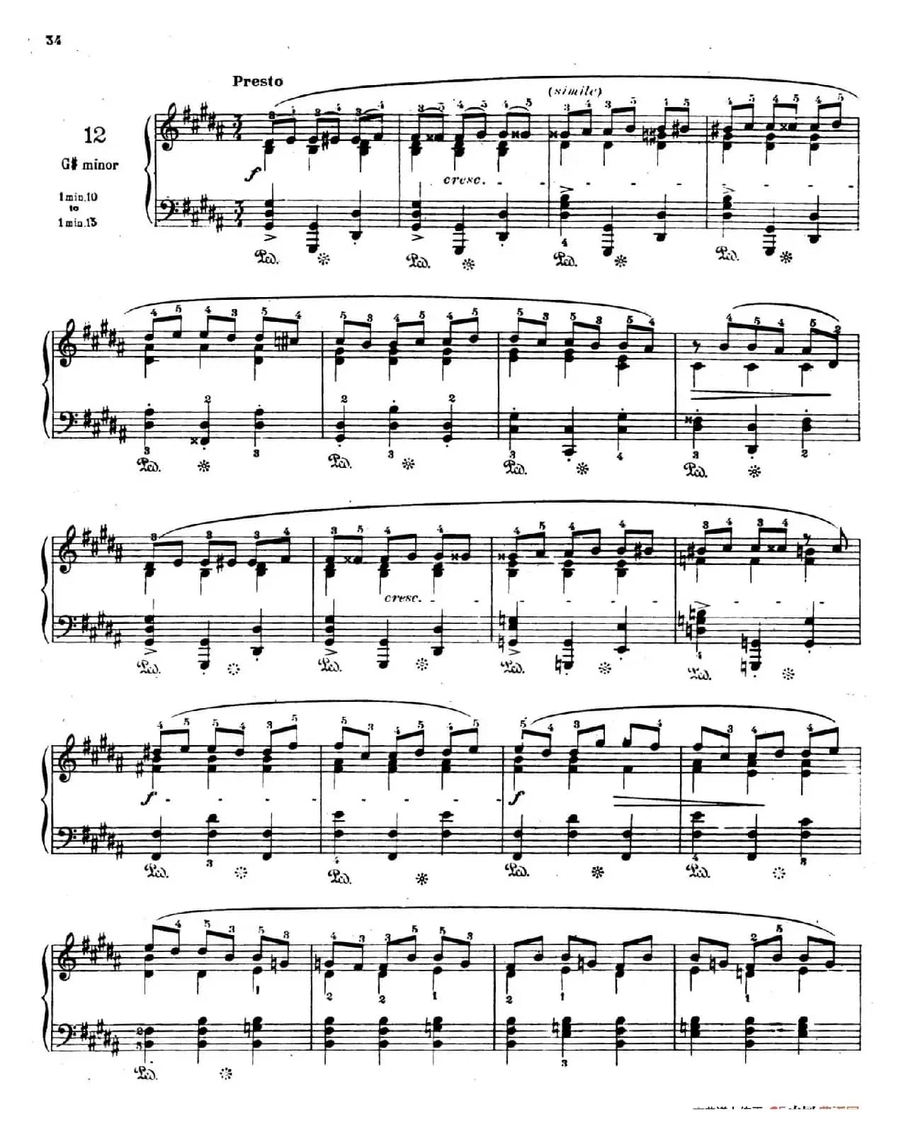 Preludes Op.28（24首前奏曲·12）