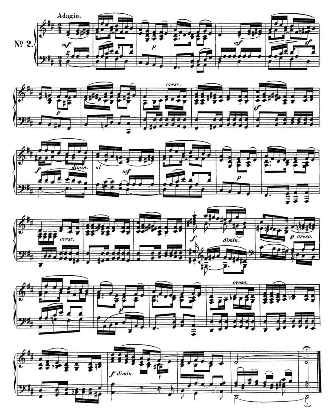 门德尔松无词歌Op.102（NO.2）