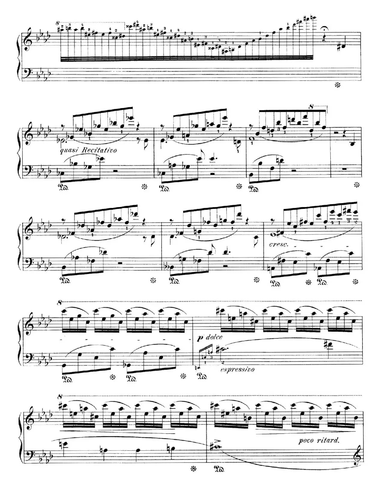 Notturnos S.541（3首夜曲“爱之梦”·1）