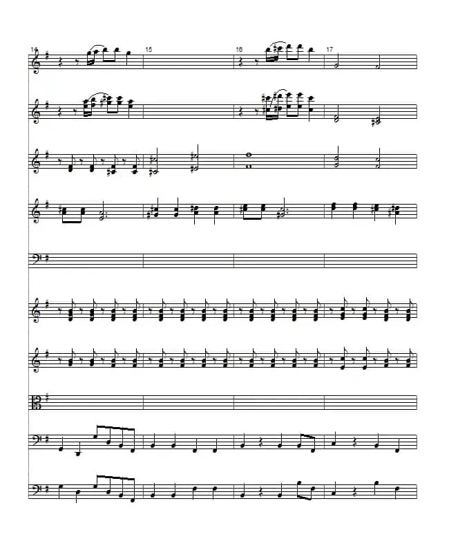 玛利诺之歌（管弦乐队总谱）