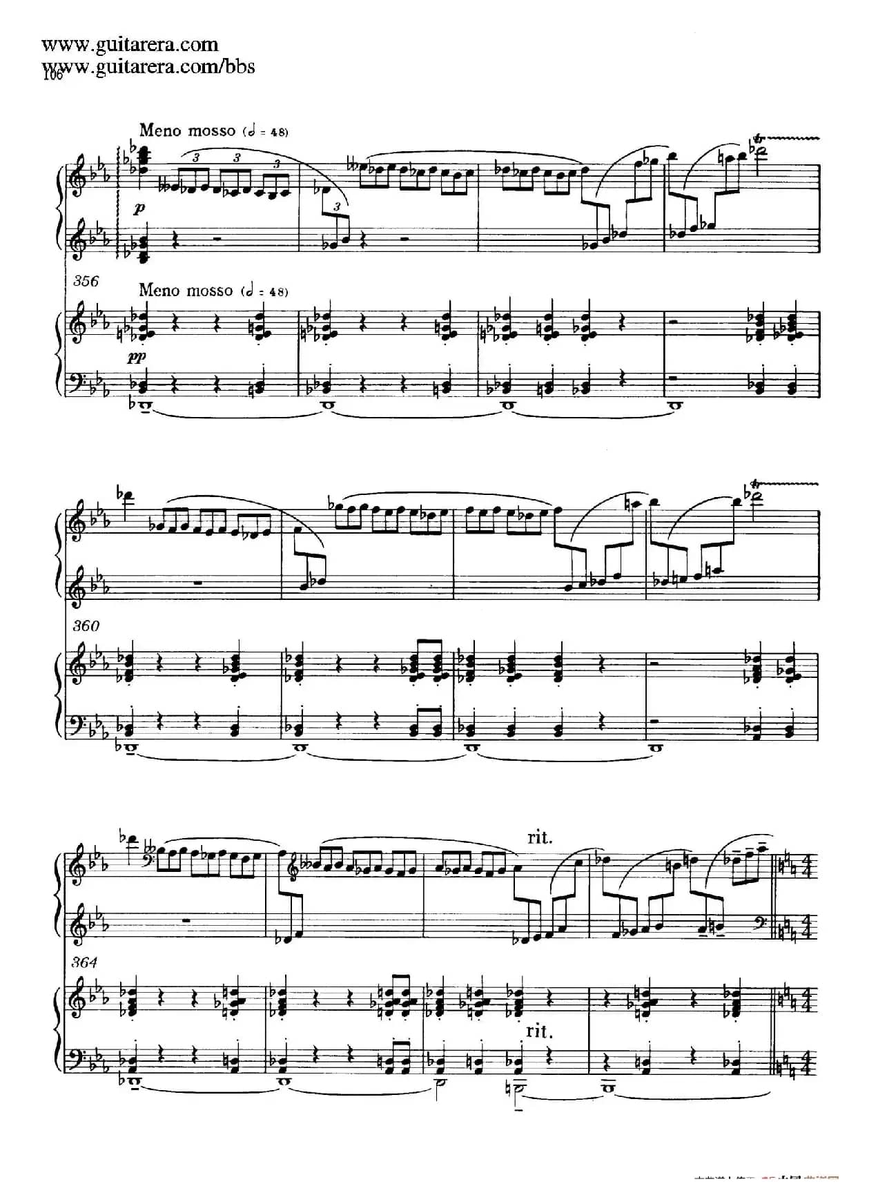 c小调第二钢琴协奏曲 Op.18(双钢琴·第三乐章)