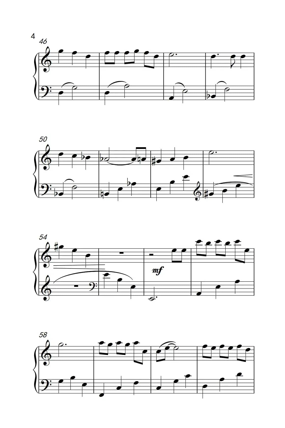 匆匆那年（《弹吧音教》制谱版）