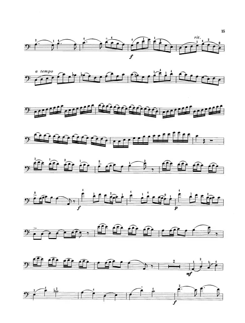 里丁小协奏曲（a小调）（大提琴）