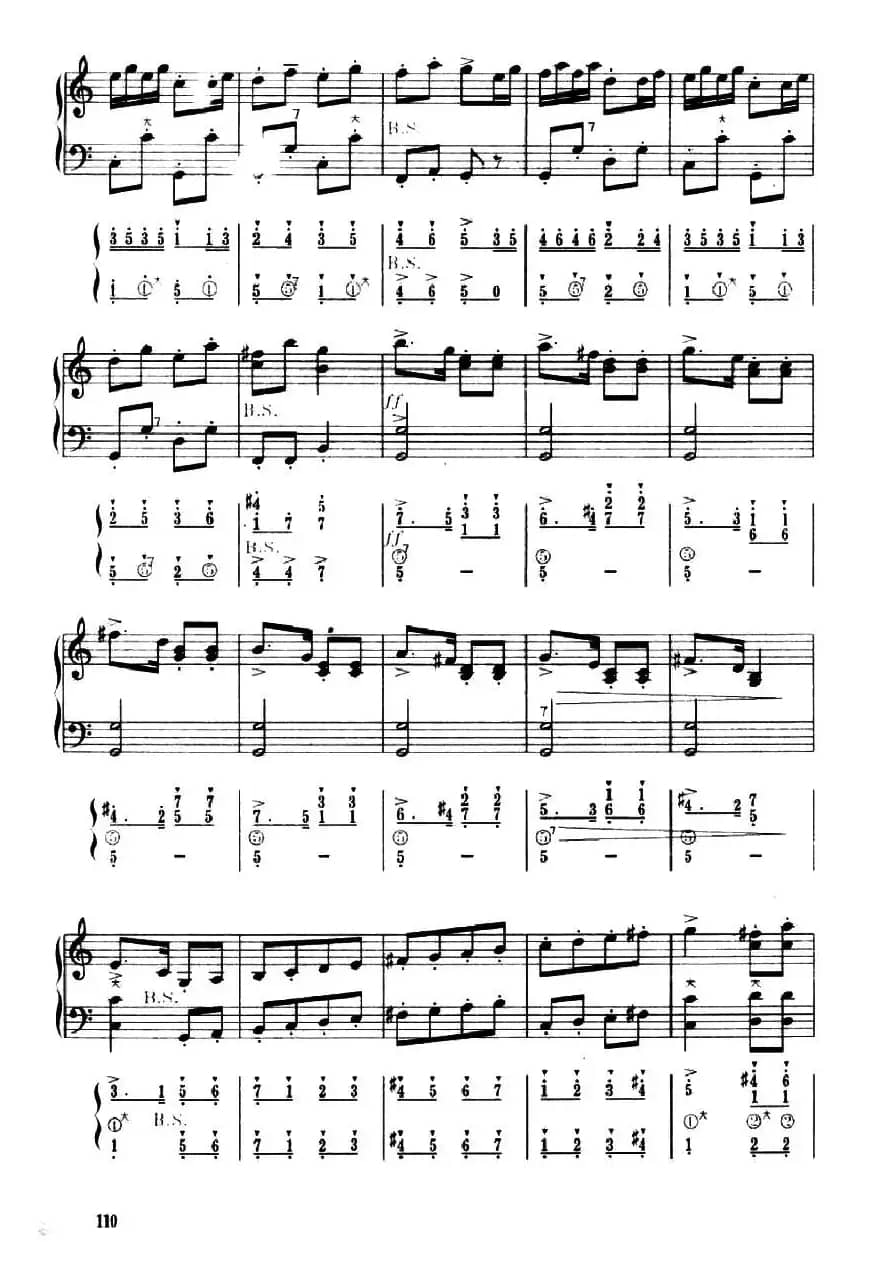 小小恶作剧（五线谱+简谱）