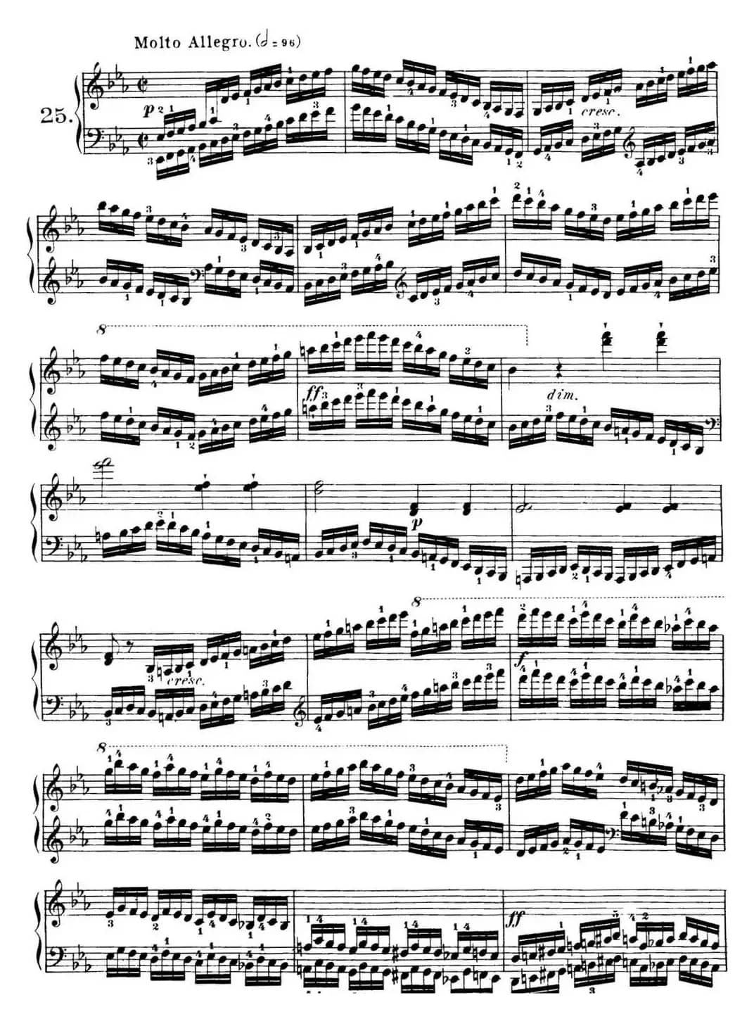 40首车尔尼Op.299钢琴快速练习曲（NO.25）