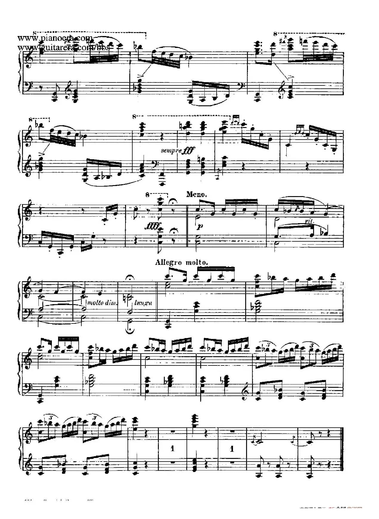 12 Spanish Danses Op.37(12首西班牙舞曲·8)