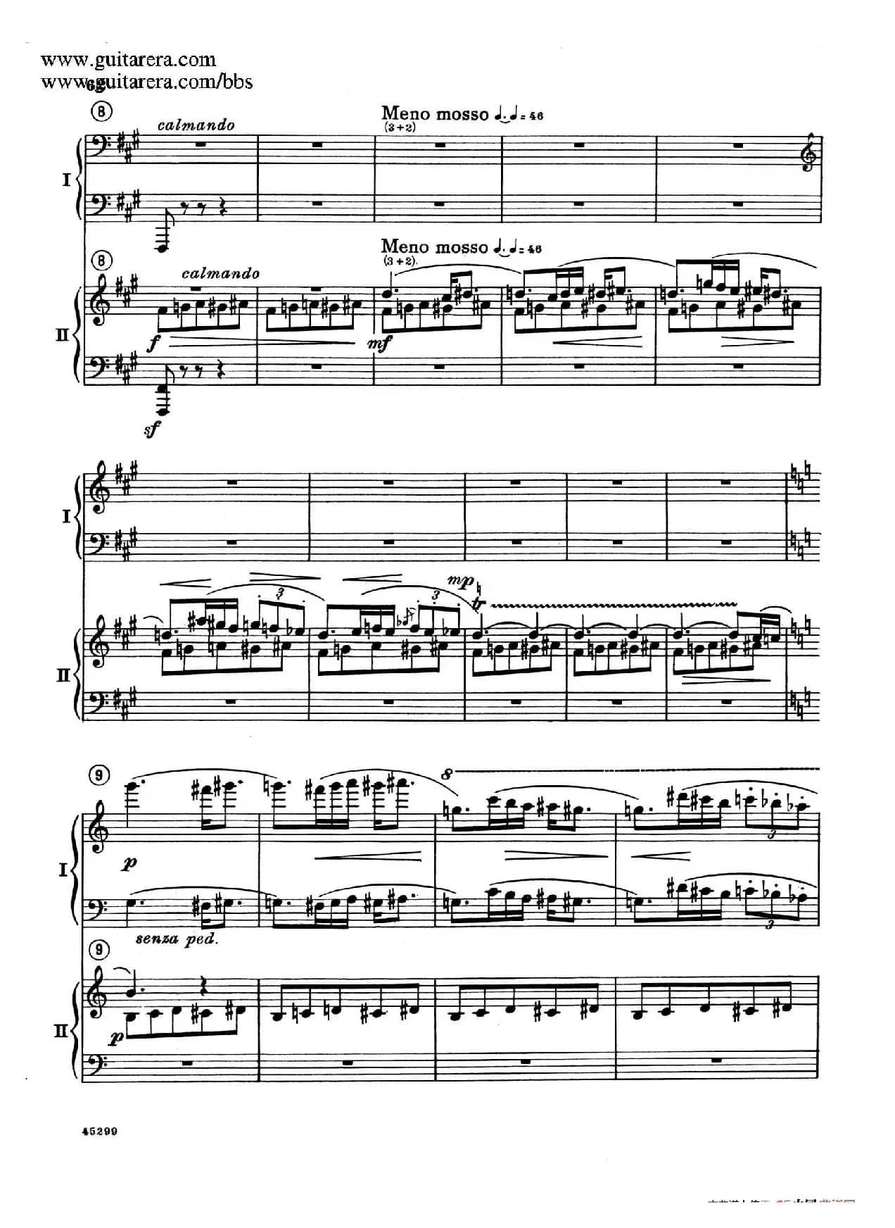 Piano Concerto Op.38（钢琴协奏曲·双钢琴·第三乐章）