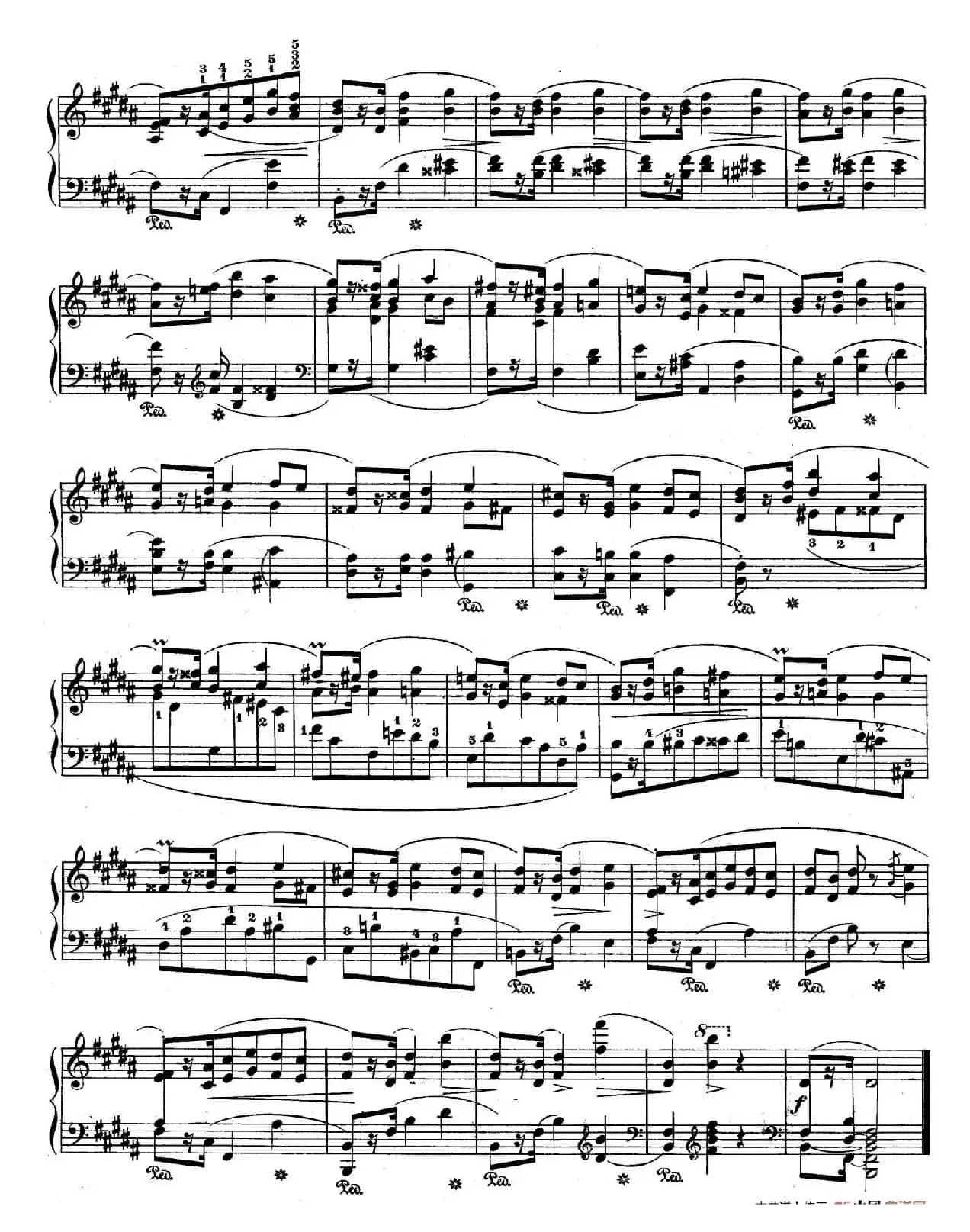 Trois Mazurkas Op.56（3首玛祖卡舞曲·1）