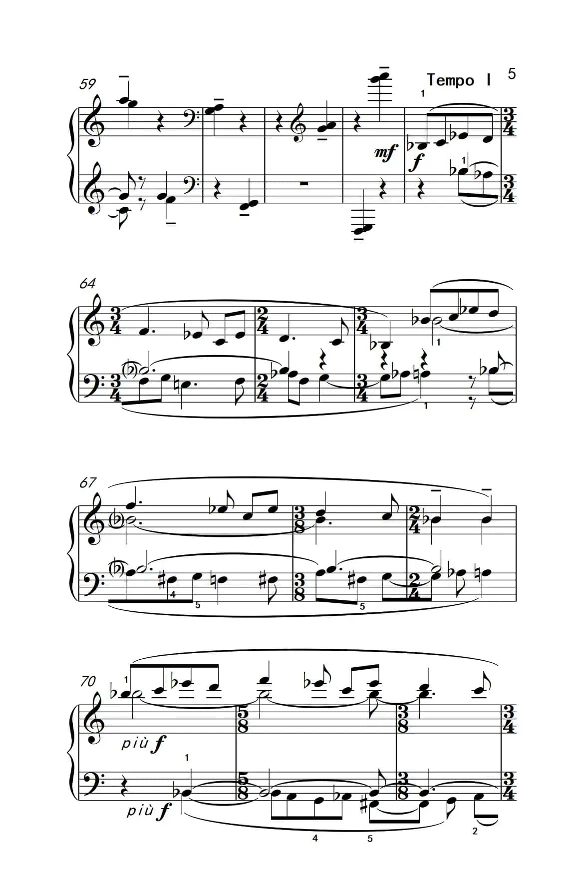 主题和倒影（巴托克 小宇宙 钢琴教程 6）