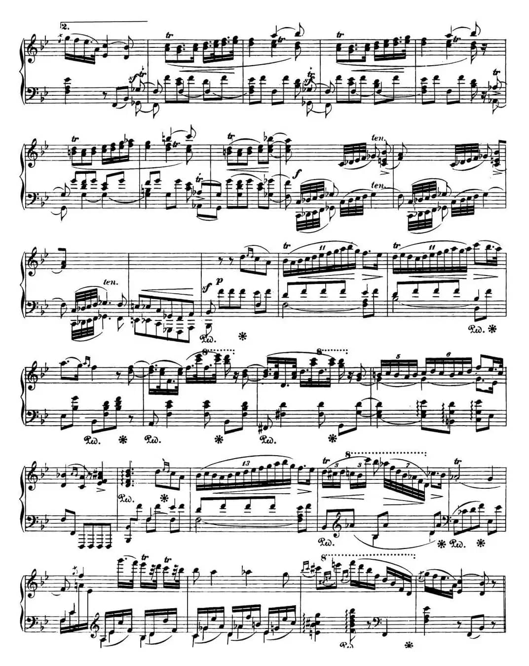 肖邦 波兰舞曲 Op.posth.71 No.2 降B大调