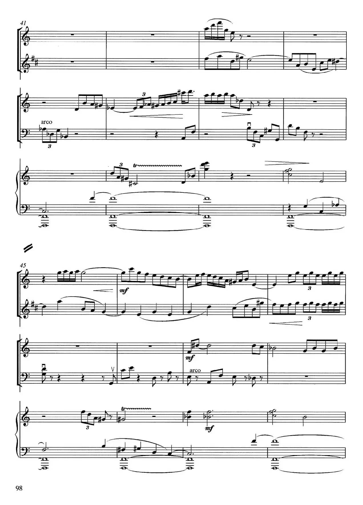 秋色（为长笛、单簧管、钢琴而作）