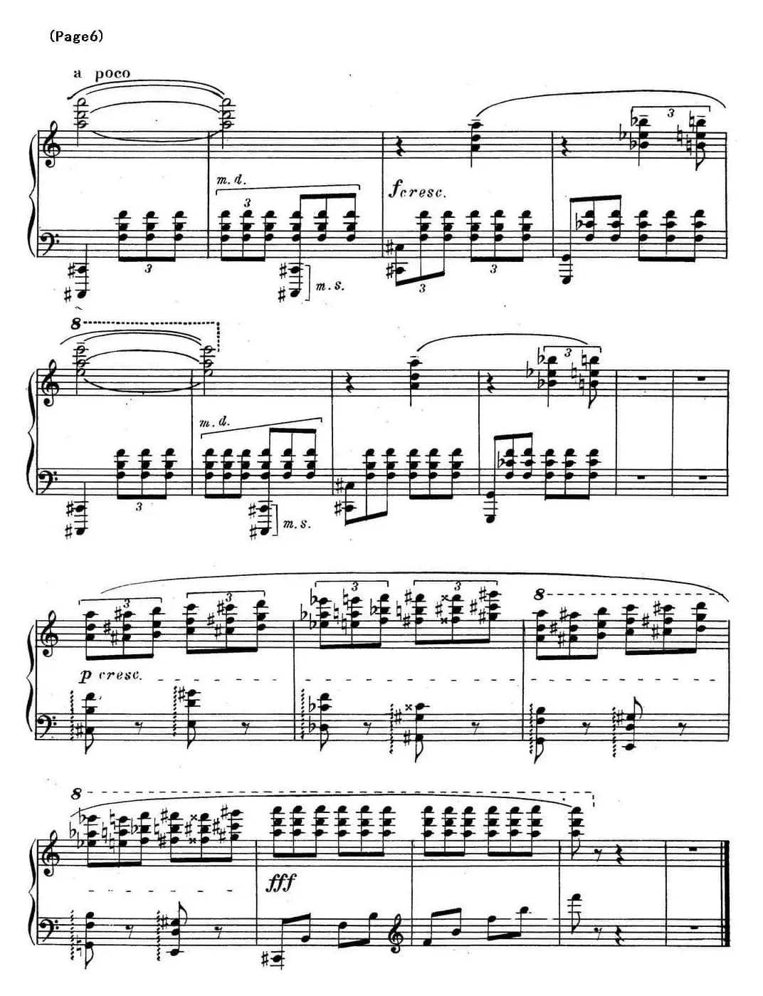 斯克里亚宾3首钢琴练习曲 Op65（No.3）