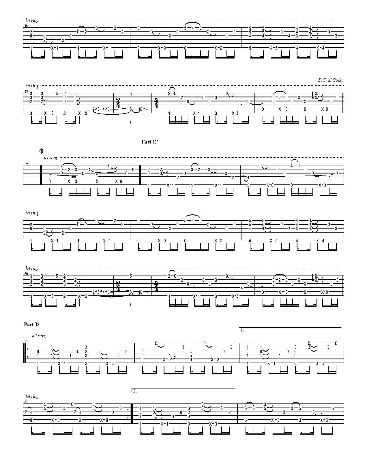 Sleepless Night（岸部真明指弹吉他谱）