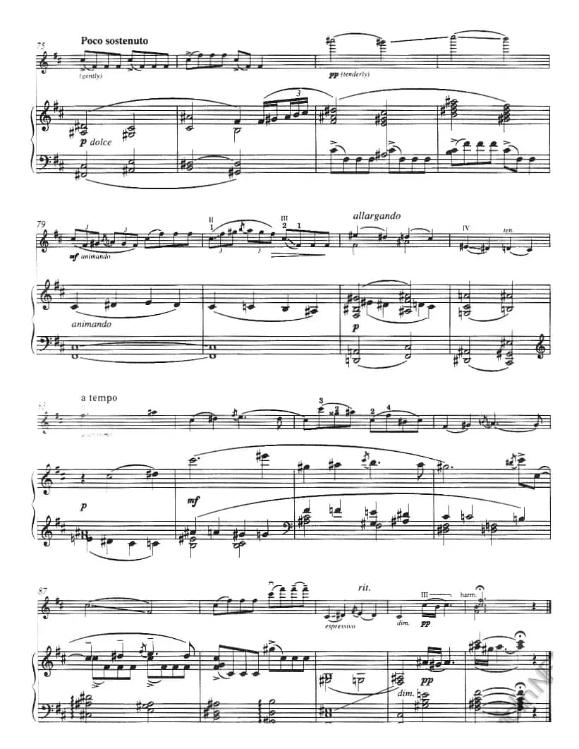 贝丝,你现在是我的爱人——选自《波吉与贝丝》(Bess,You Is My Woman Now、from Porgy and Bess、小提琴+钢琴伴奏)