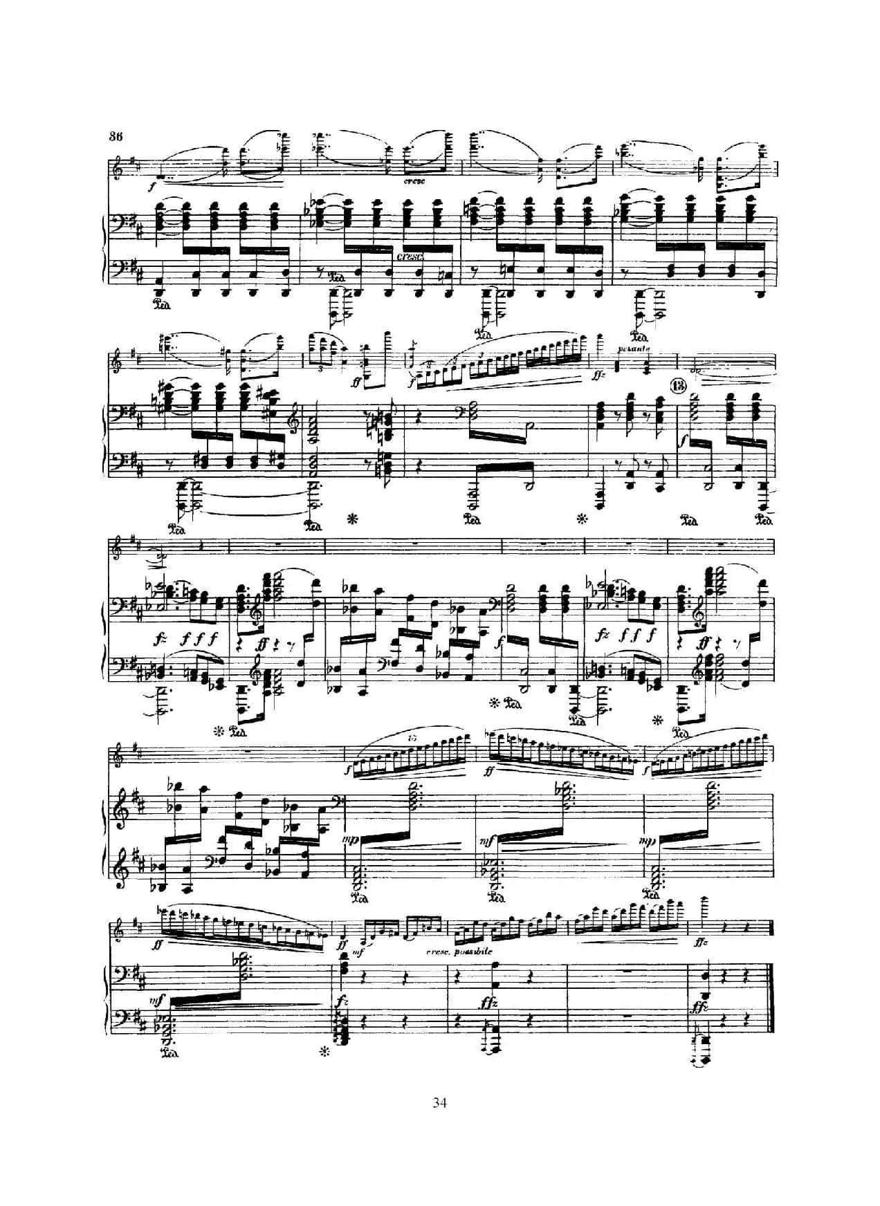 Concerto in D Minor Op.47（小提琴+钢琴伴奏）