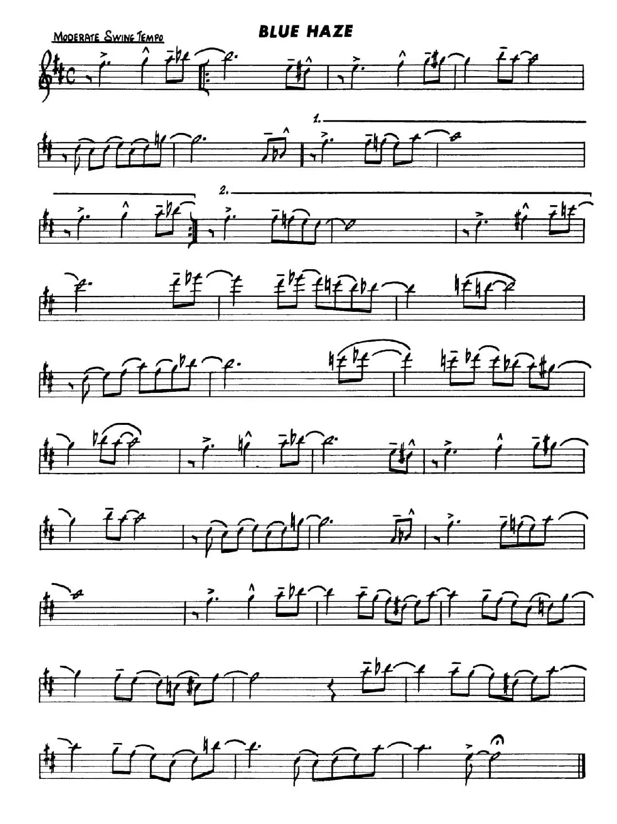 Basic Jazz Conception for sax