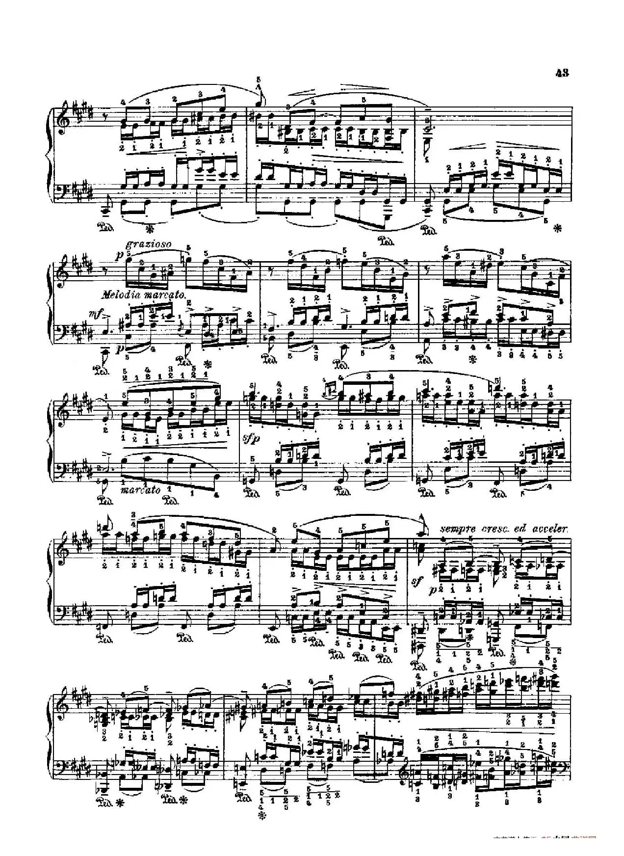 53首以肖邦练习曲为素材而作的练习曲（No.17）