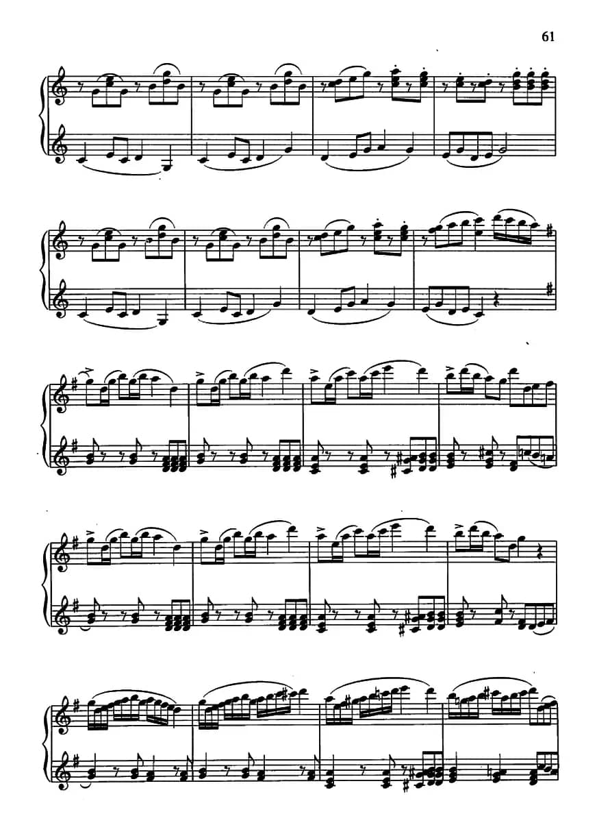 共产儿童团歌（简易变奏曲）