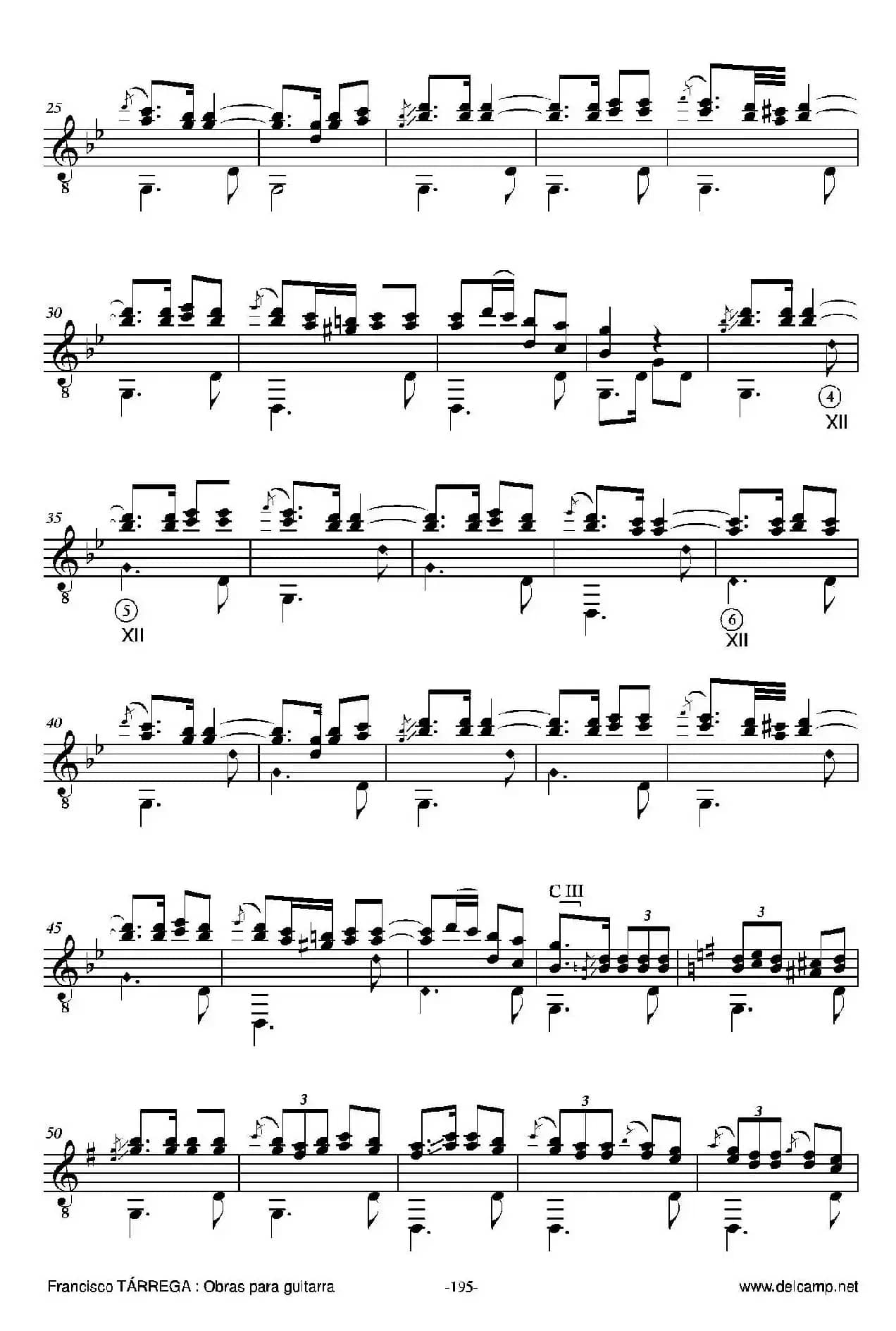 《塔雷加作品全集》第11部分（古典吉他）