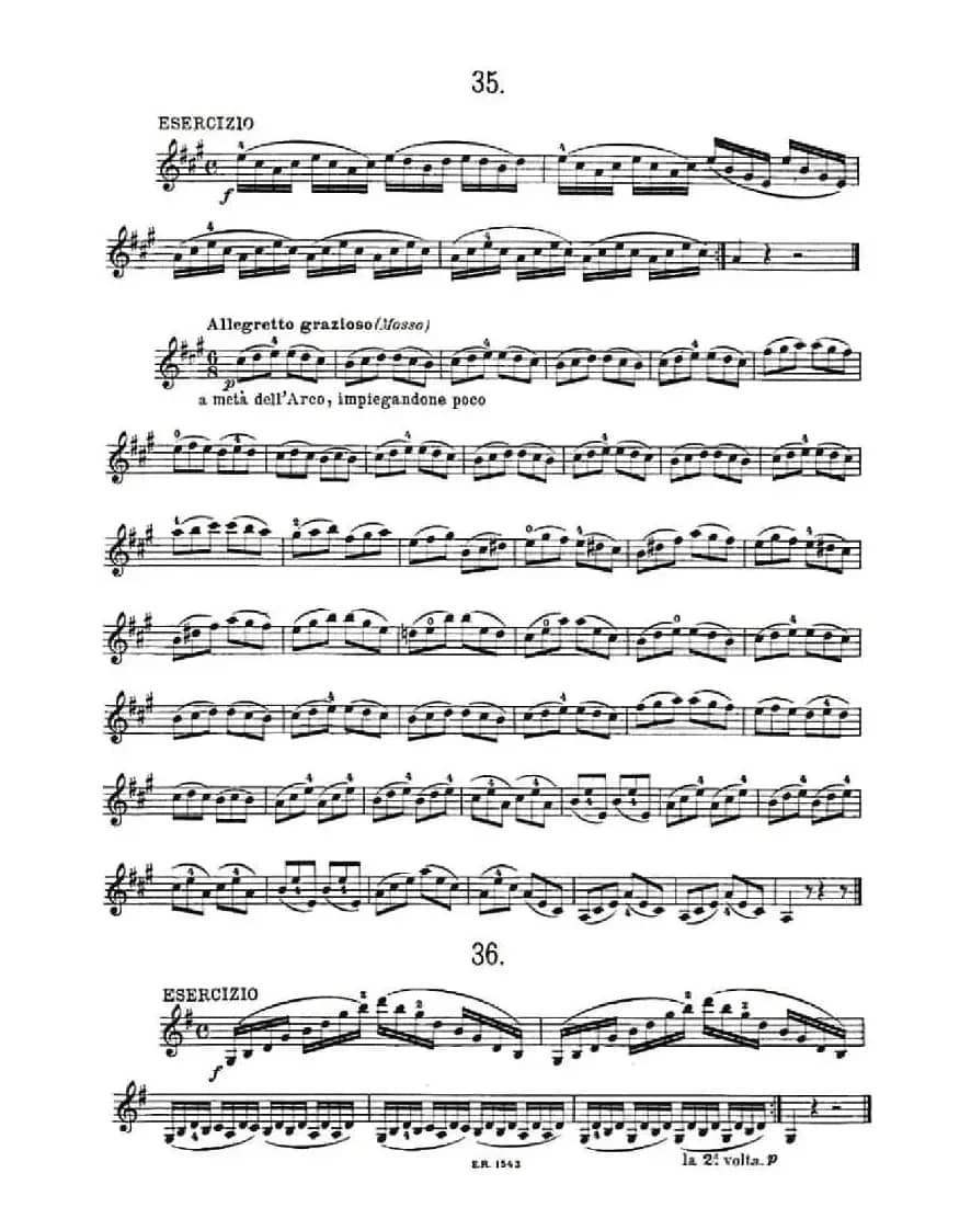 36 Studi Melodici E Facilissimi Op.48之31—36（36首容易旋律 作品.48）
