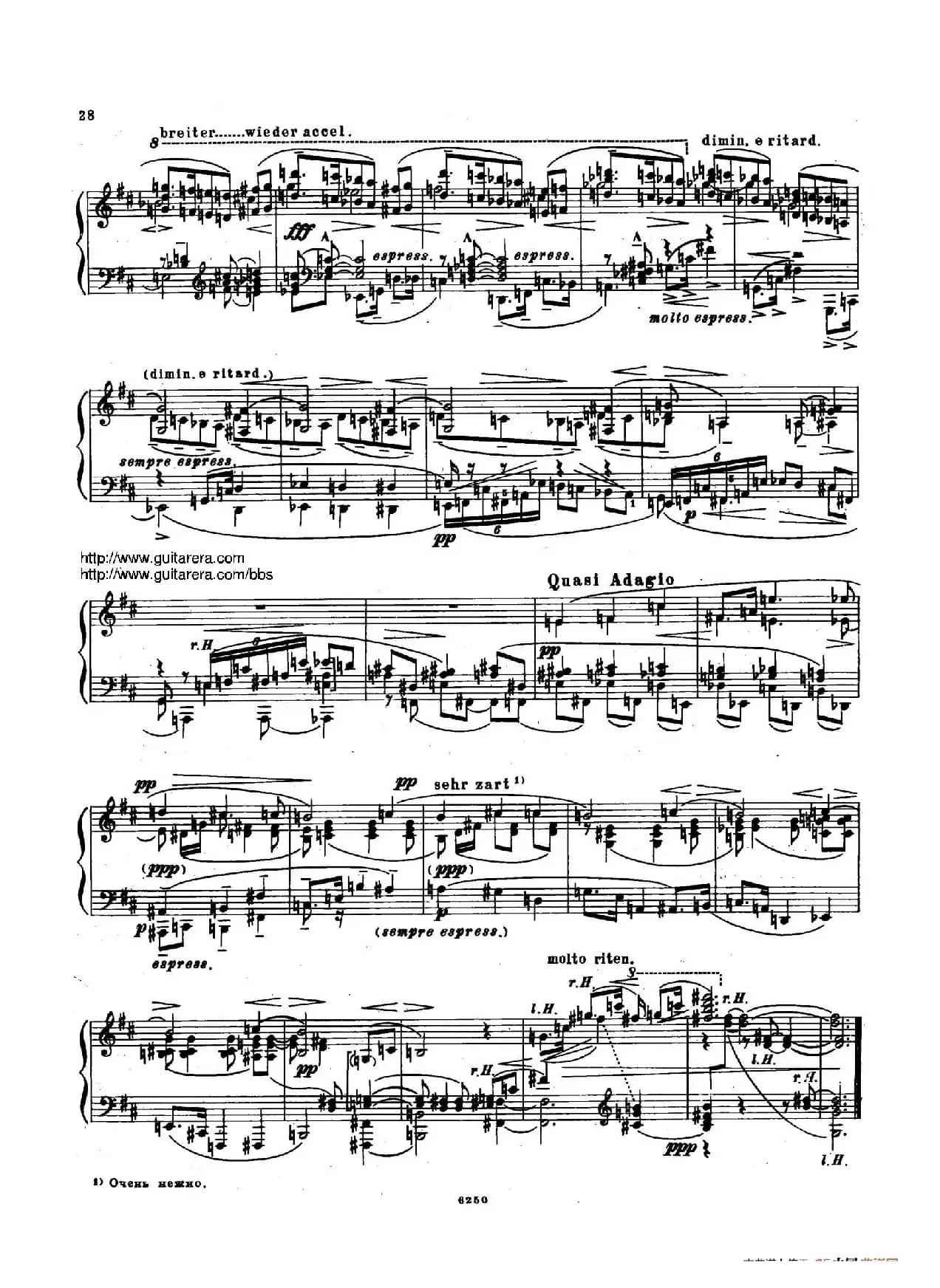 Piano Sonata Op.1(钢琴奏鸣曲)