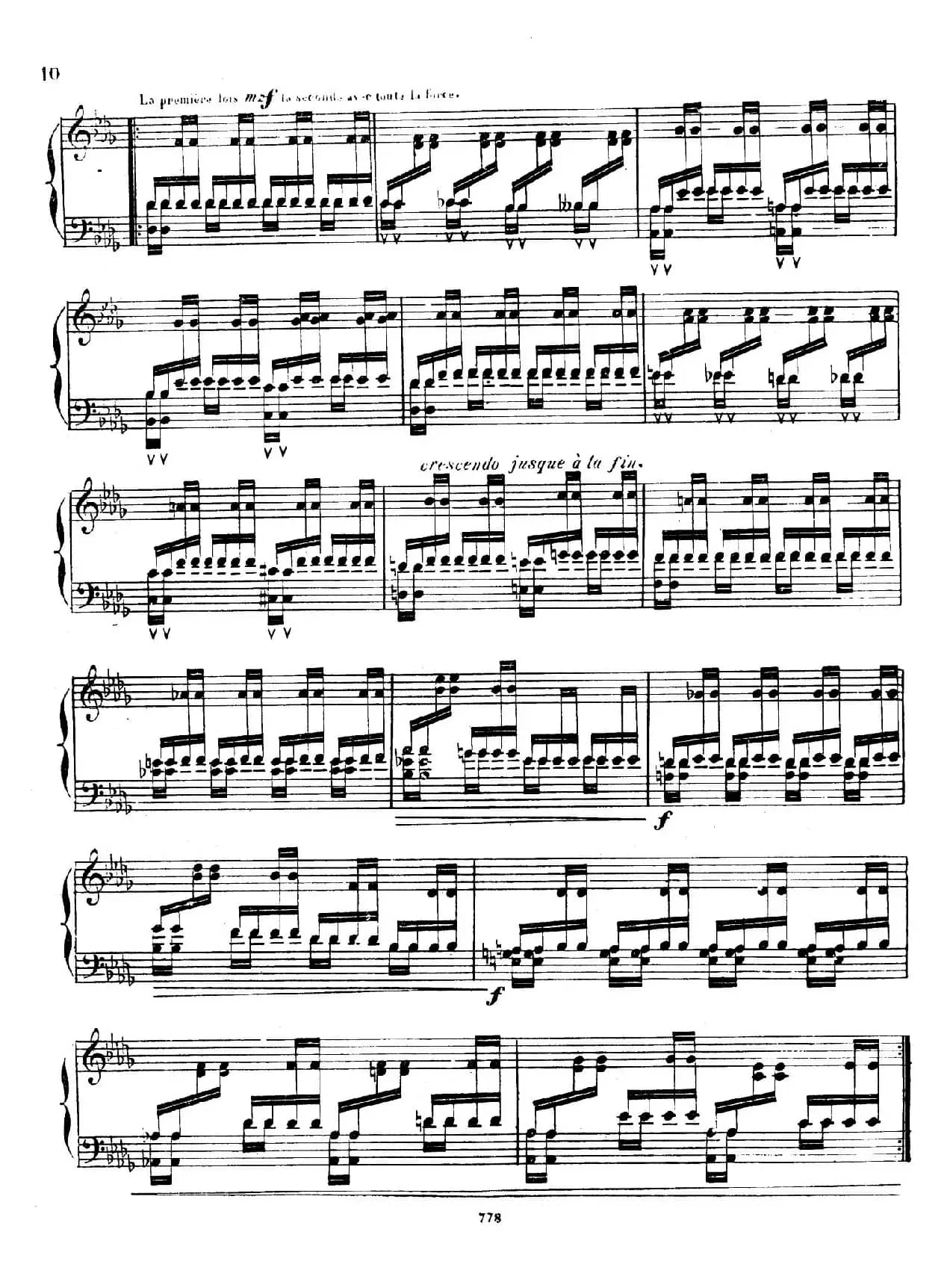 Grande Etude de Concert Tremolo Op.58（音乐会练习曲“震音”）