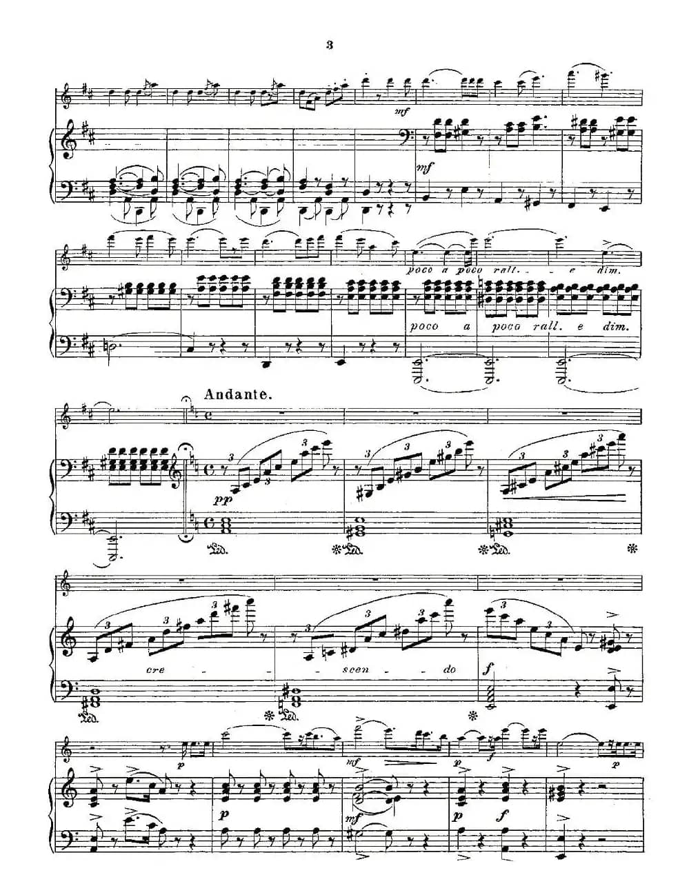 Opern-Transcriptionen.Op.45-3（长笛+钢琴伴奏）