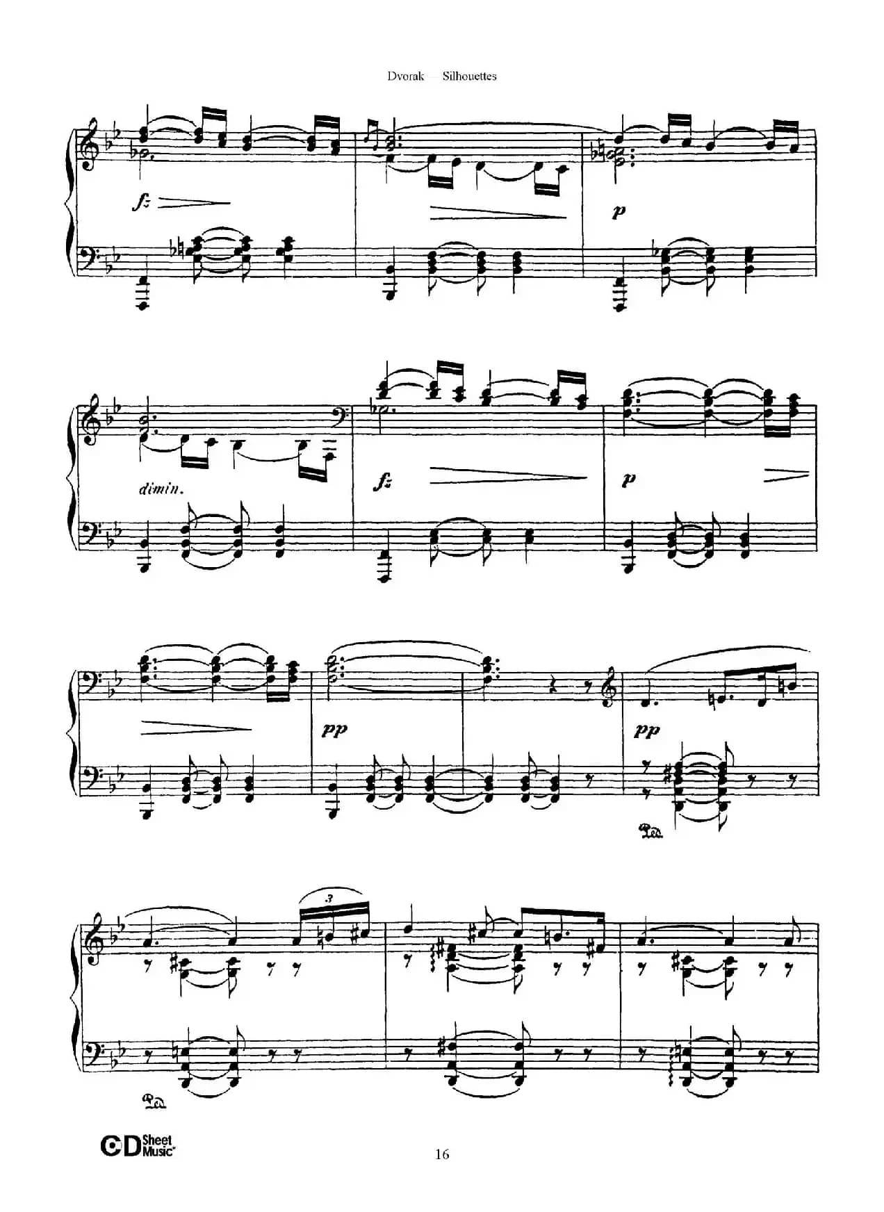 12 Silhouettes Op.8（12首剪影·6）