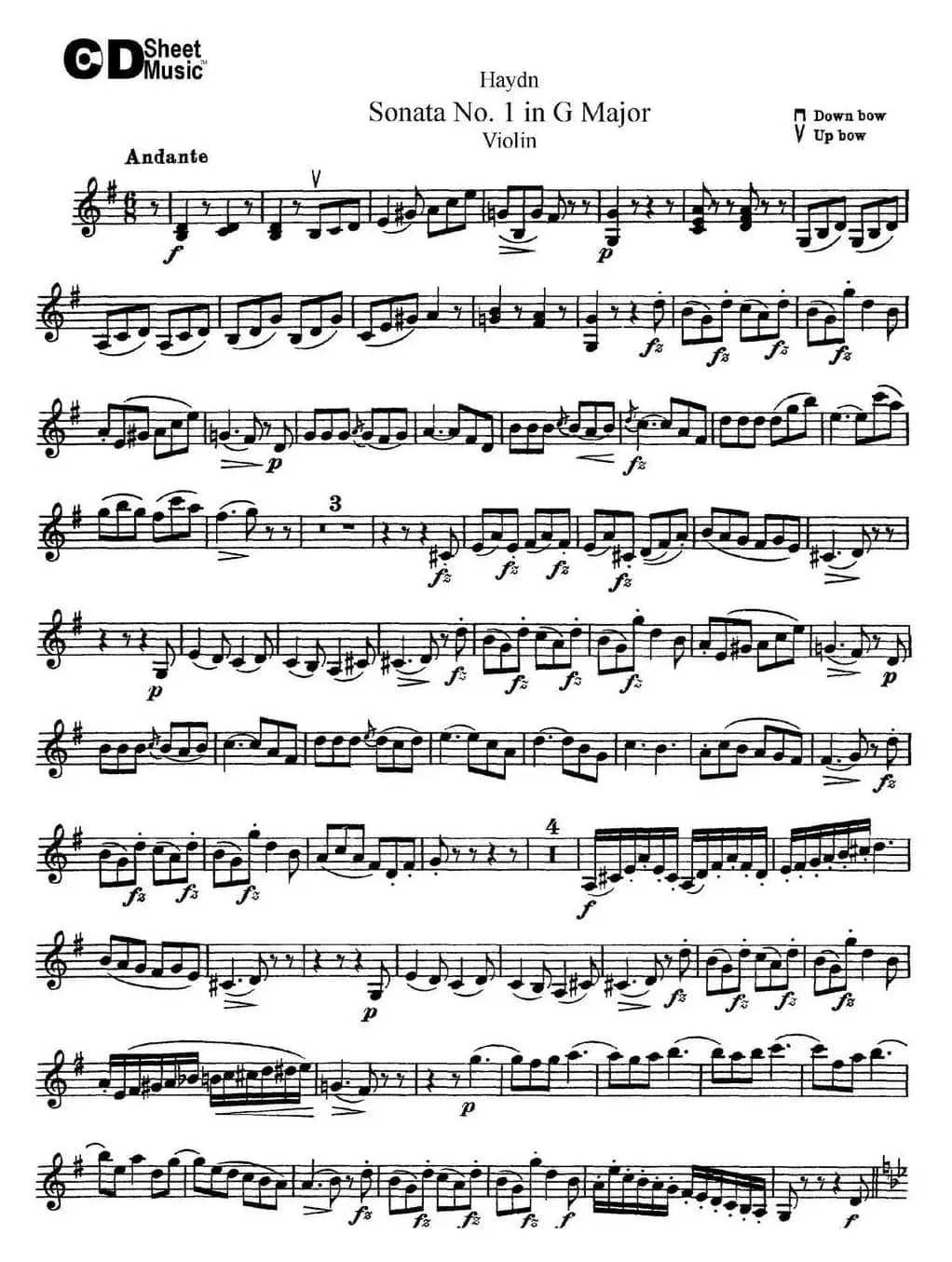 Violin Sonata No.1 in G Major