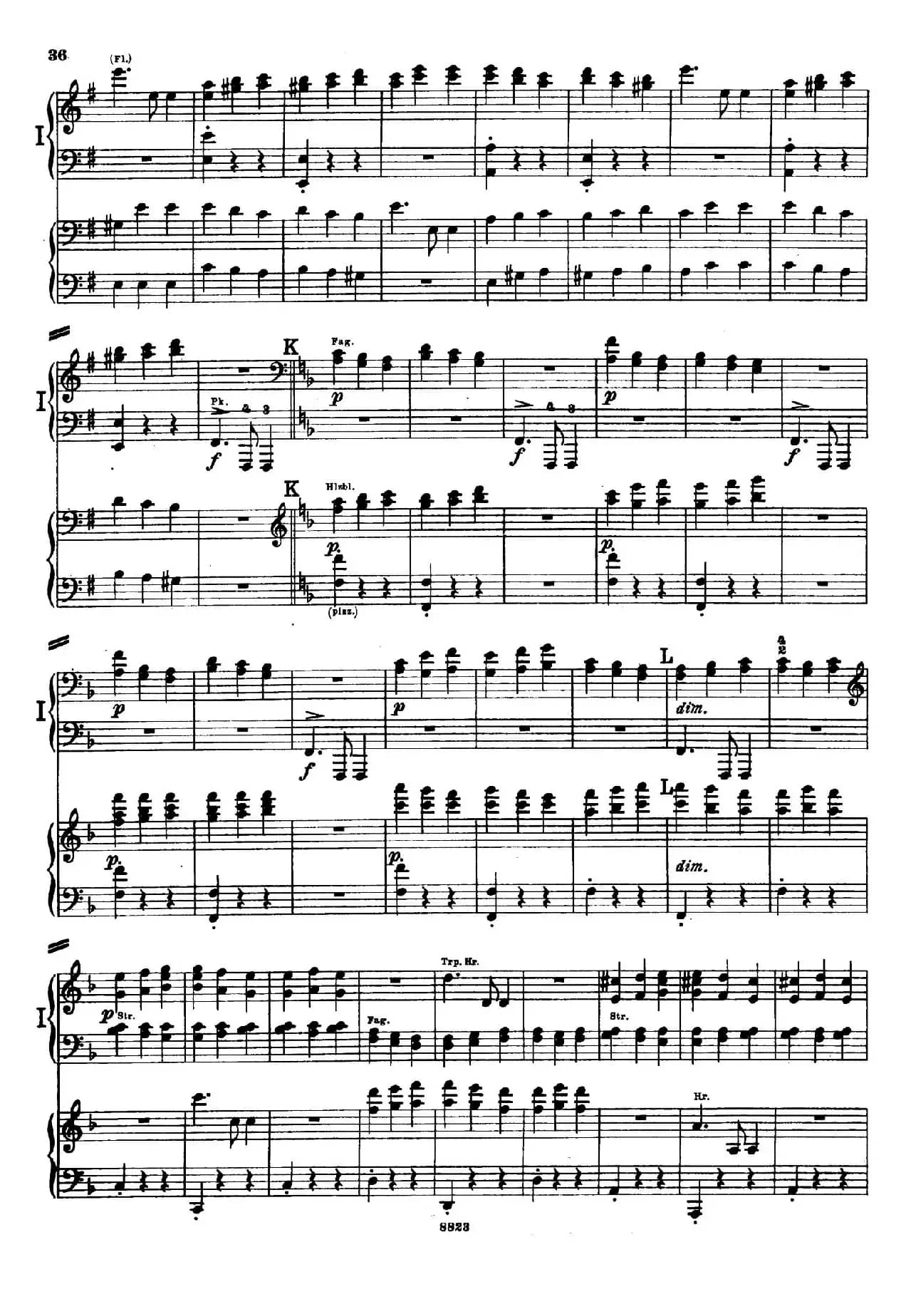 d小调第九交响曲 Op.125（双钢琴P33——42）