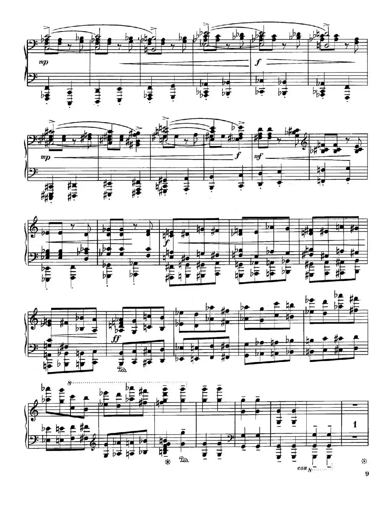 Four Rhapsodies Op.11（4首狂想曲·Ⅲ）