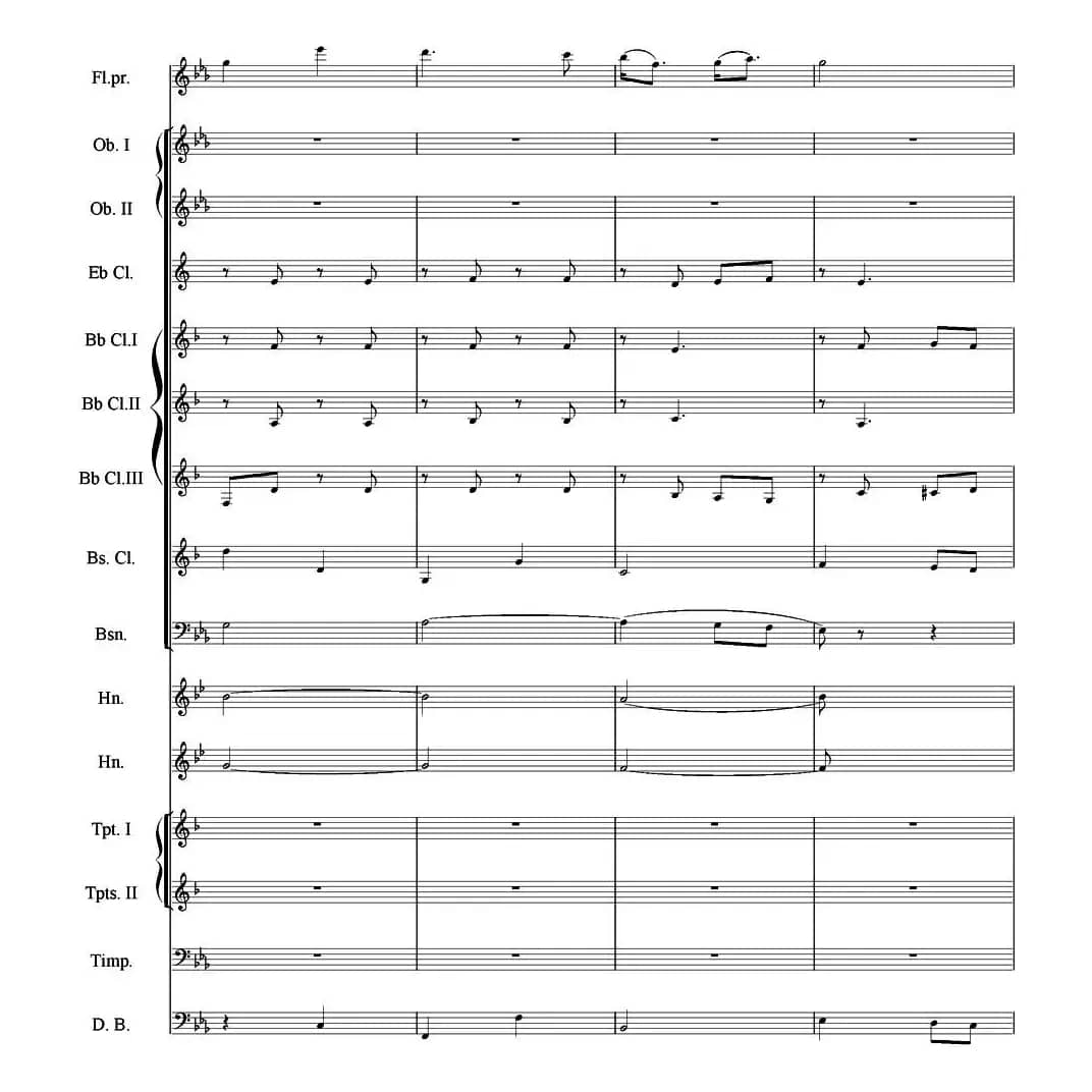 流浪者之歌（长笛与管乐队）