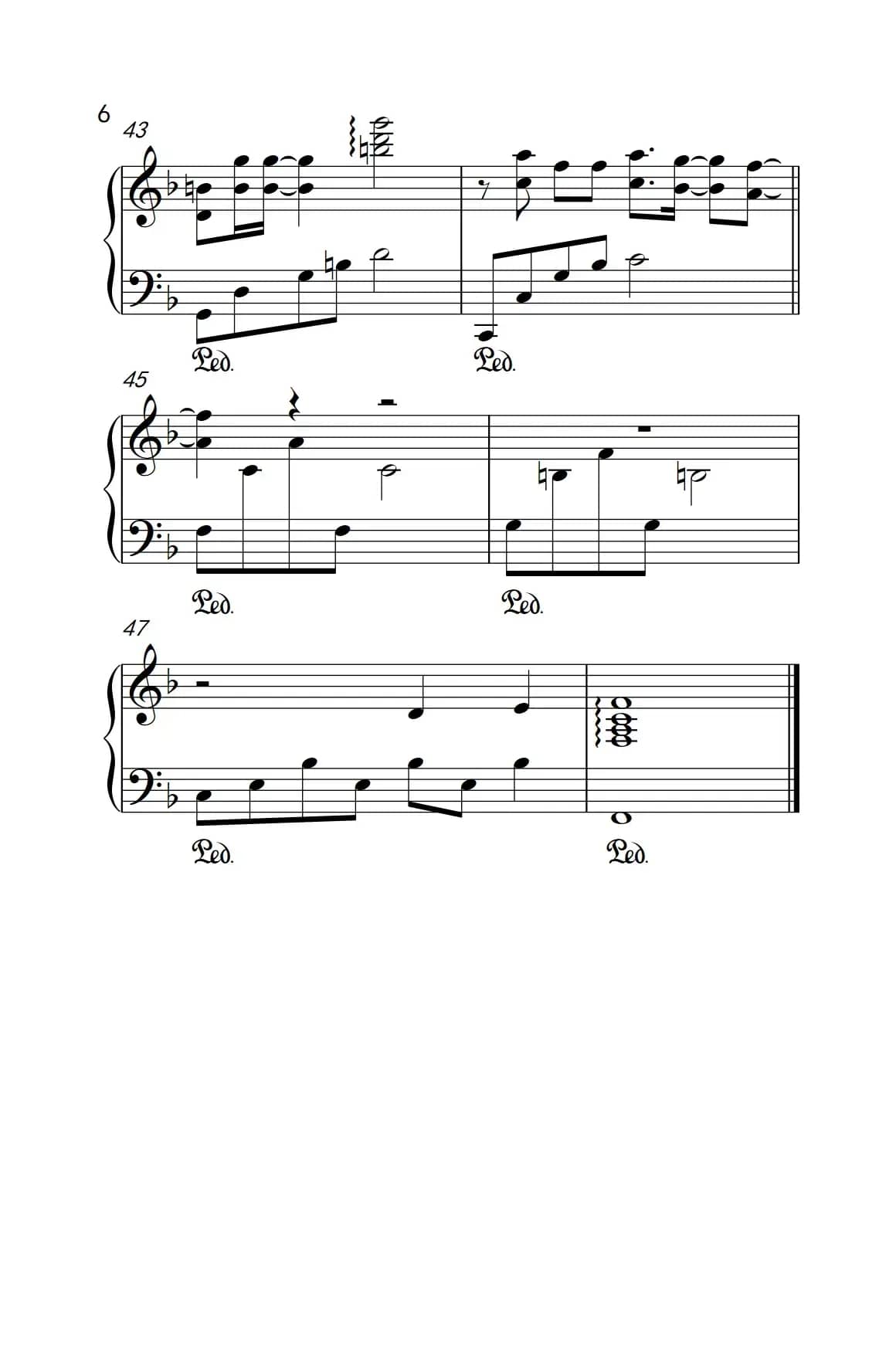 小幸运（《弹吧音教》制谱版）