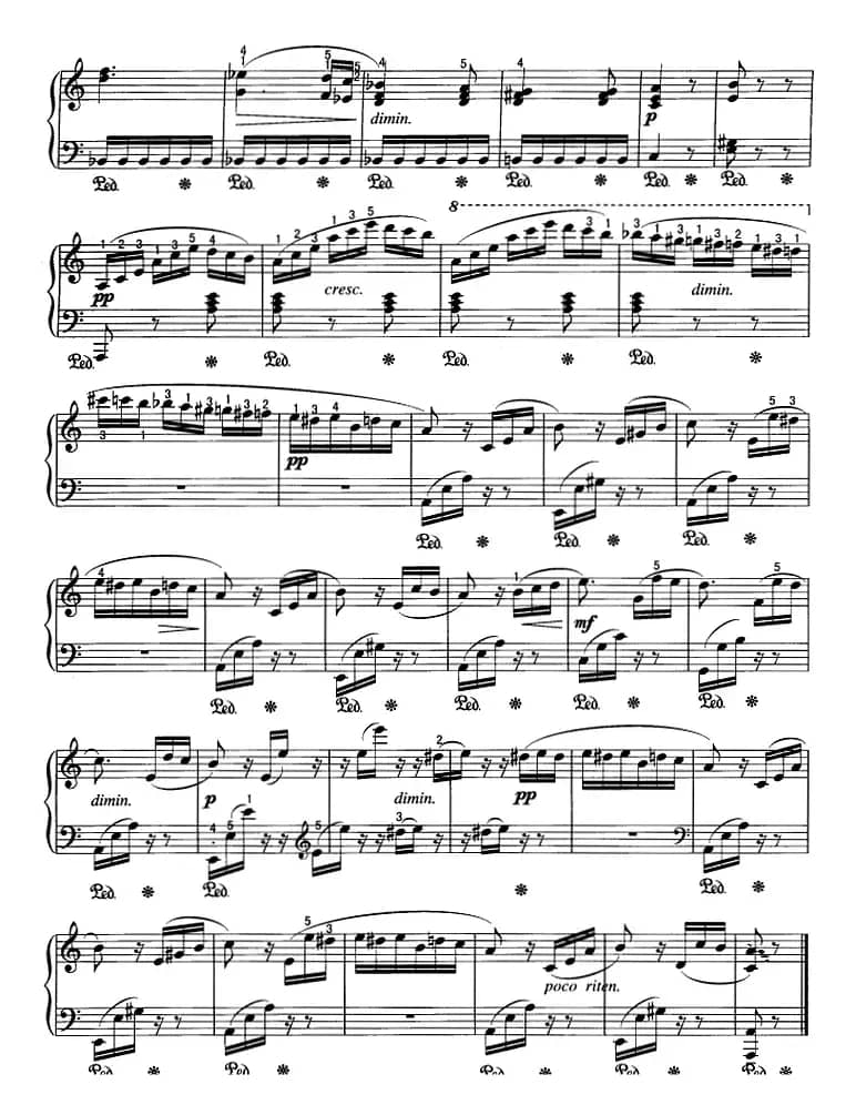 不可不弹的世界钢琴名曲：献给爱丽丝