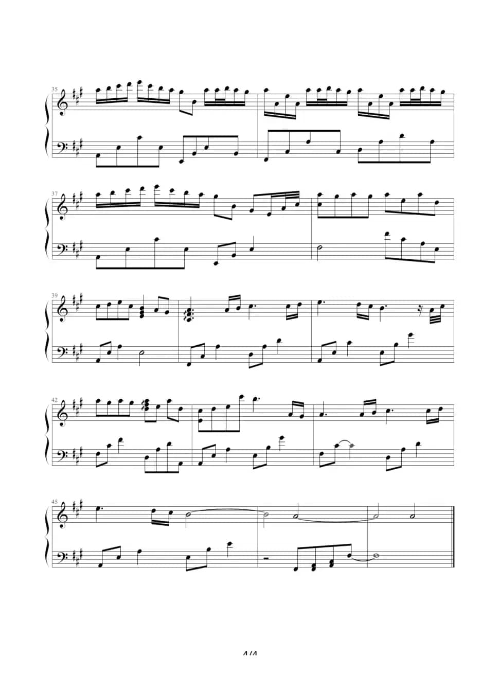 River flows in you（兰田日暖记谱版）