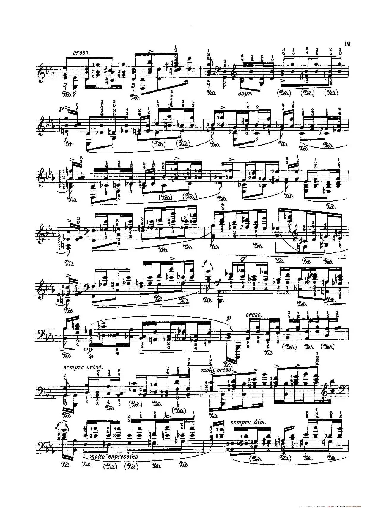 53首以肖邦练习曲为素材而作的练习曲（No.15A）