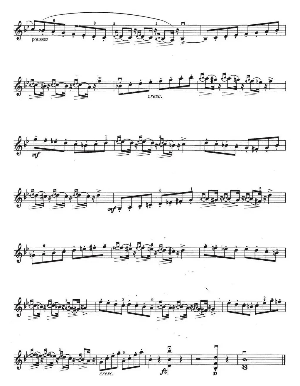 小提琴考级第四级：练习曲（6首）