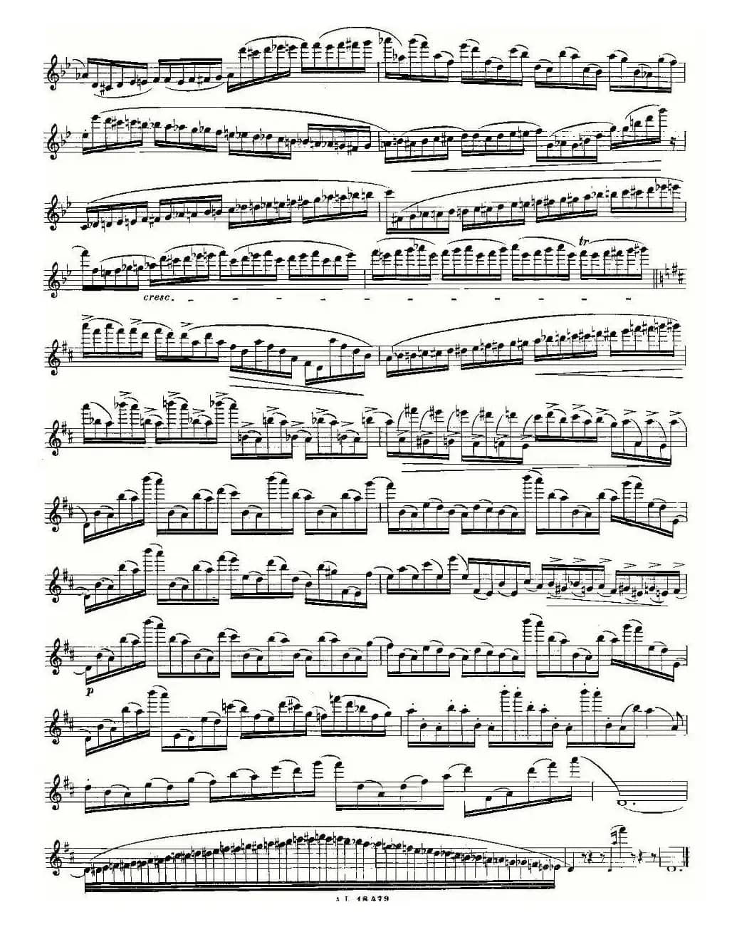 基于维尼亚夫斯基练习曲的10首长笛练习曲之6（Moyse - 10 Studies After Wieniawski）