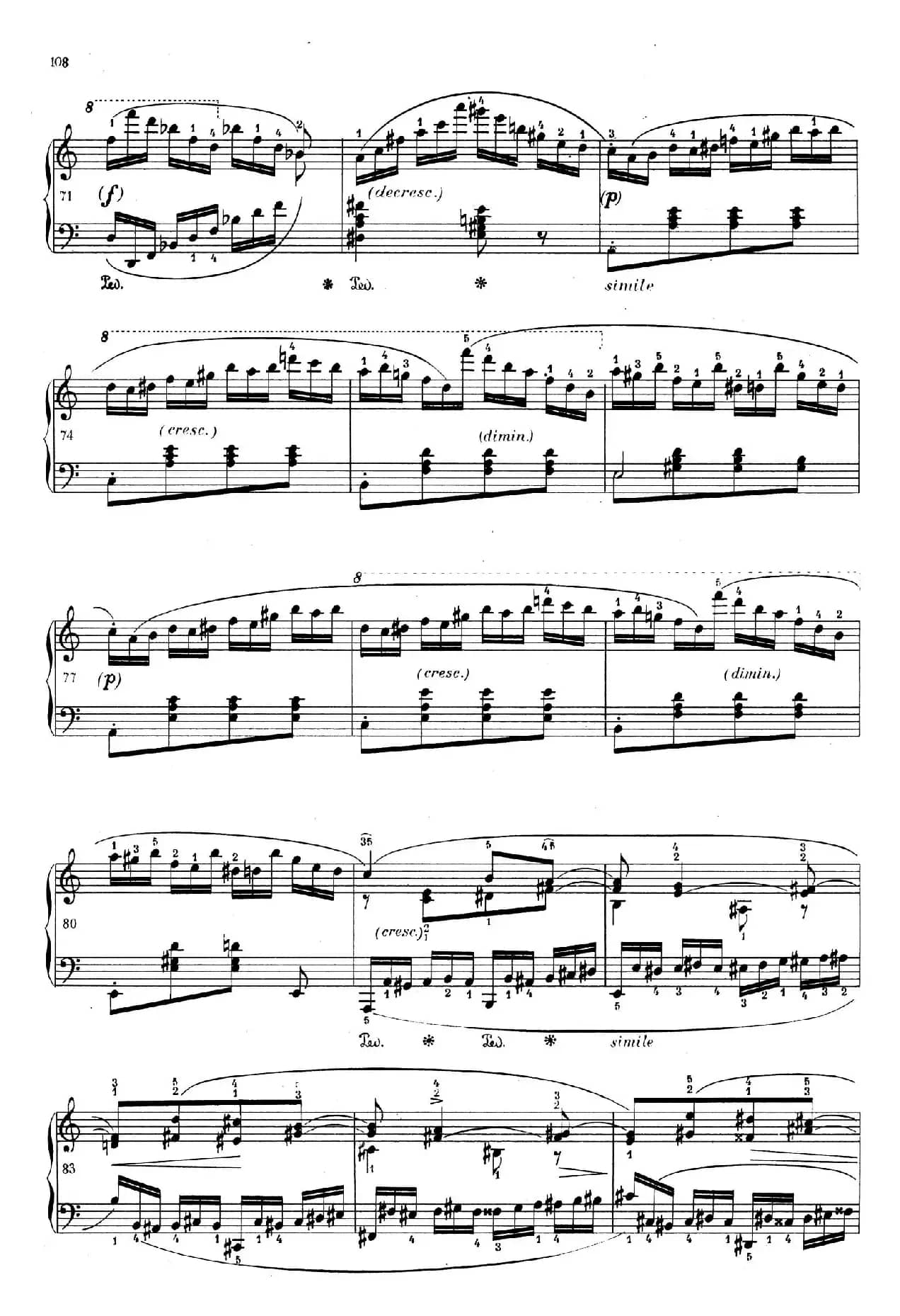 RONDEAU Op.73 (C大调双钢琴回旋曲·独奏版)