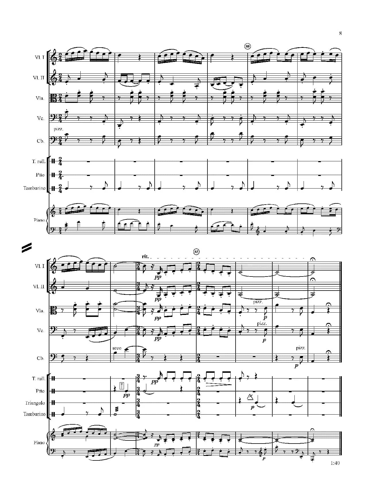 Ivo Blaha Zamecka suita - Full Score（城堡套曲）