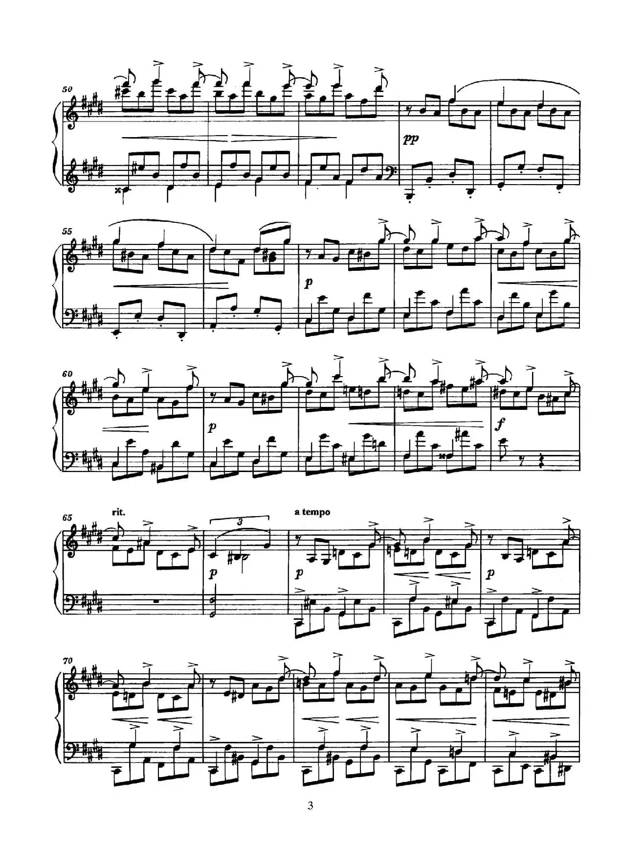 Arabesques Op.4（阿拉伯风格曲）（1）
