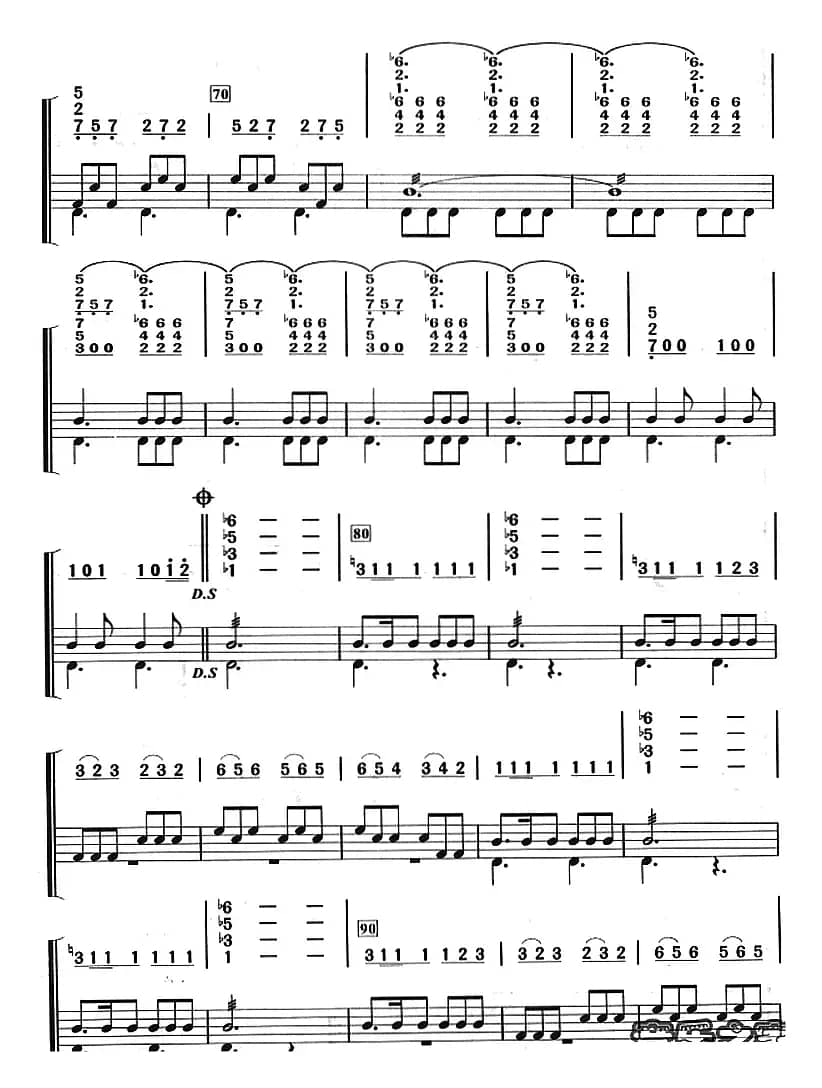 轻骑兵序曲（架子鼓、主旋律+鼓谱）