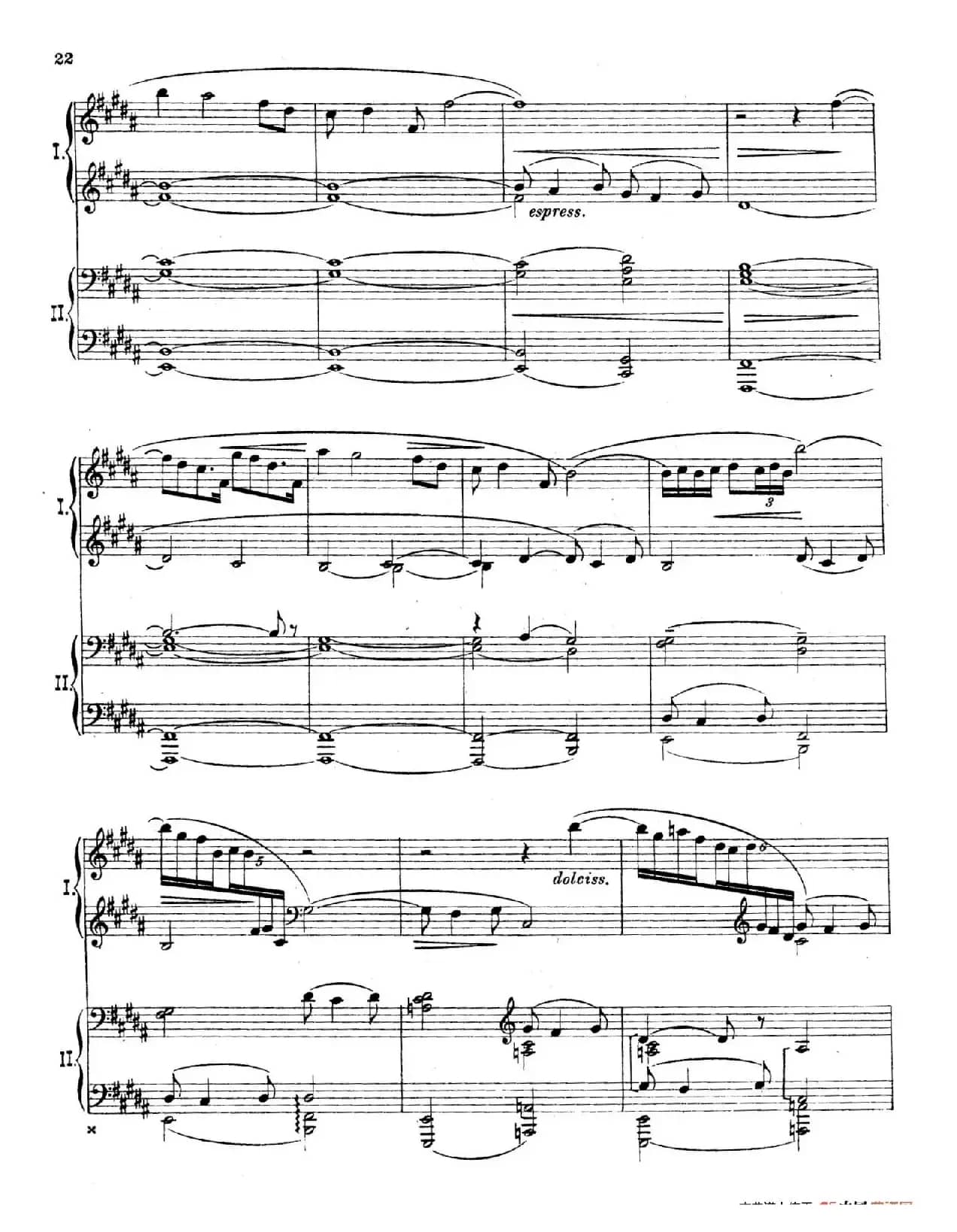 The Pines of Rome（交响诗《罗马的松树》·双钢琴）（第三部分：吉阿尼库伦山的松树）