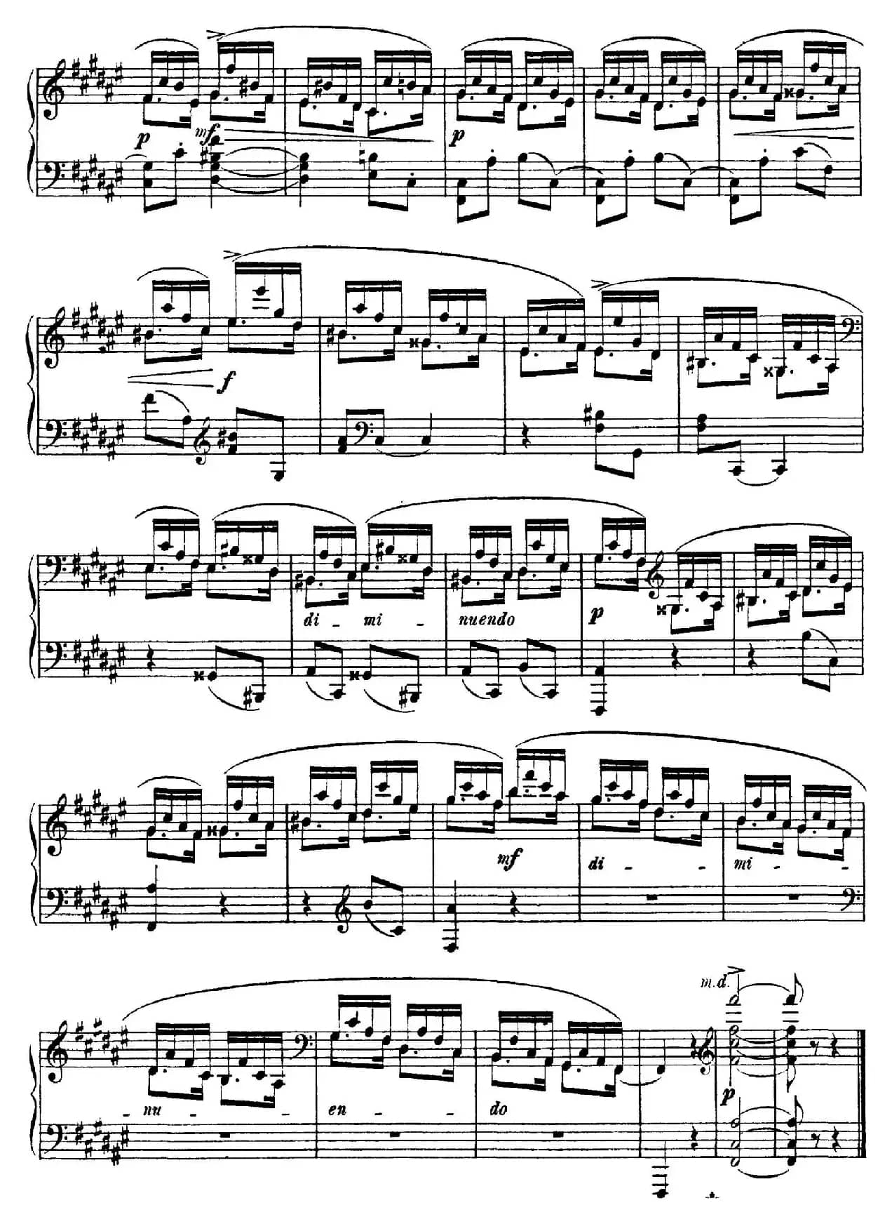 Quatre Etudes Op.41 Op.2(4首练习曲·2)