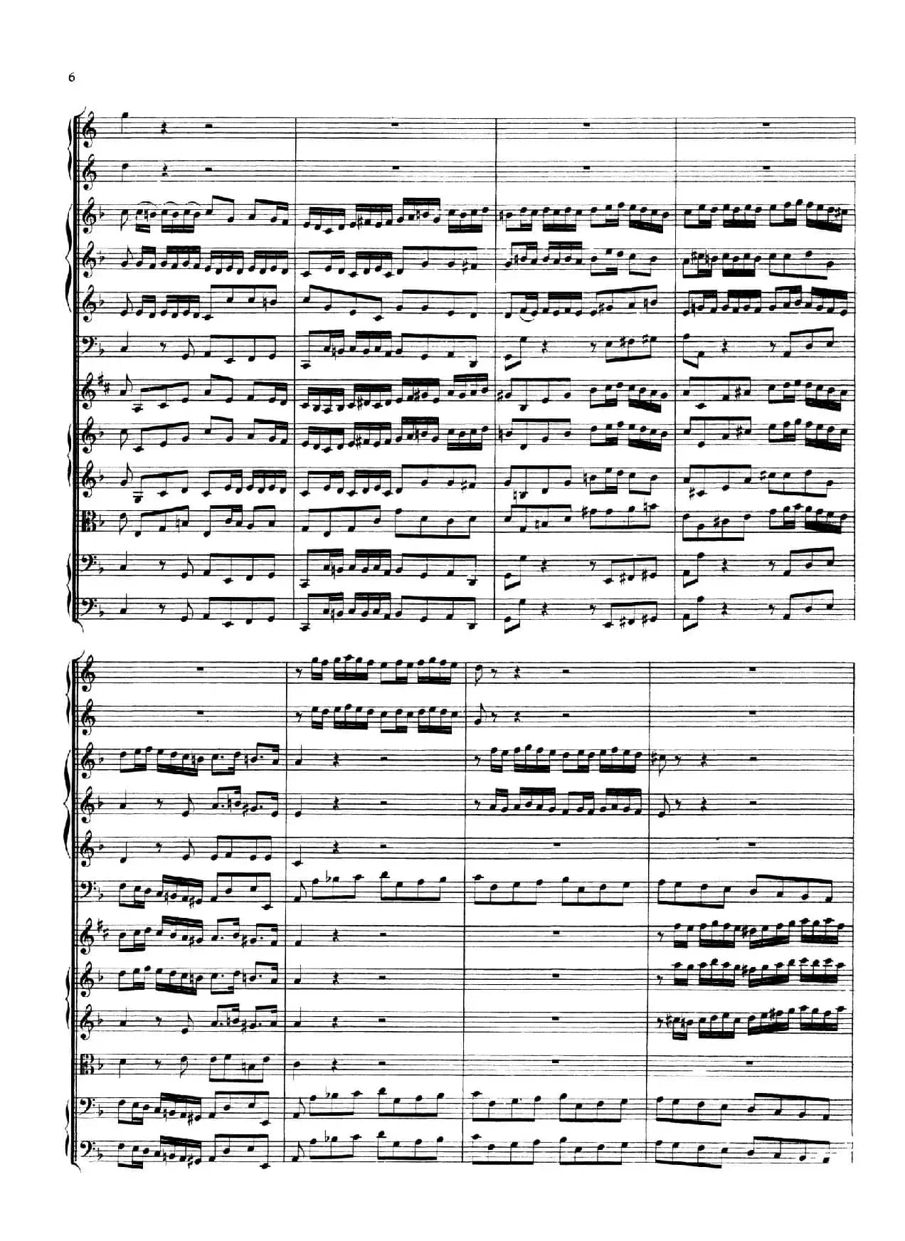 Brandenburg Concerto No.1 in F Major（勃兰登堡协奏曲第一号）