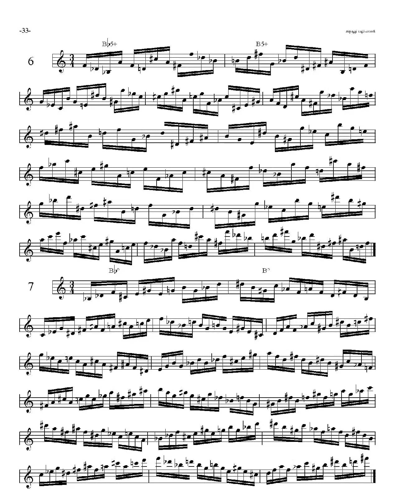 Sax Arpeggi sassofono F（音阶练习（下））